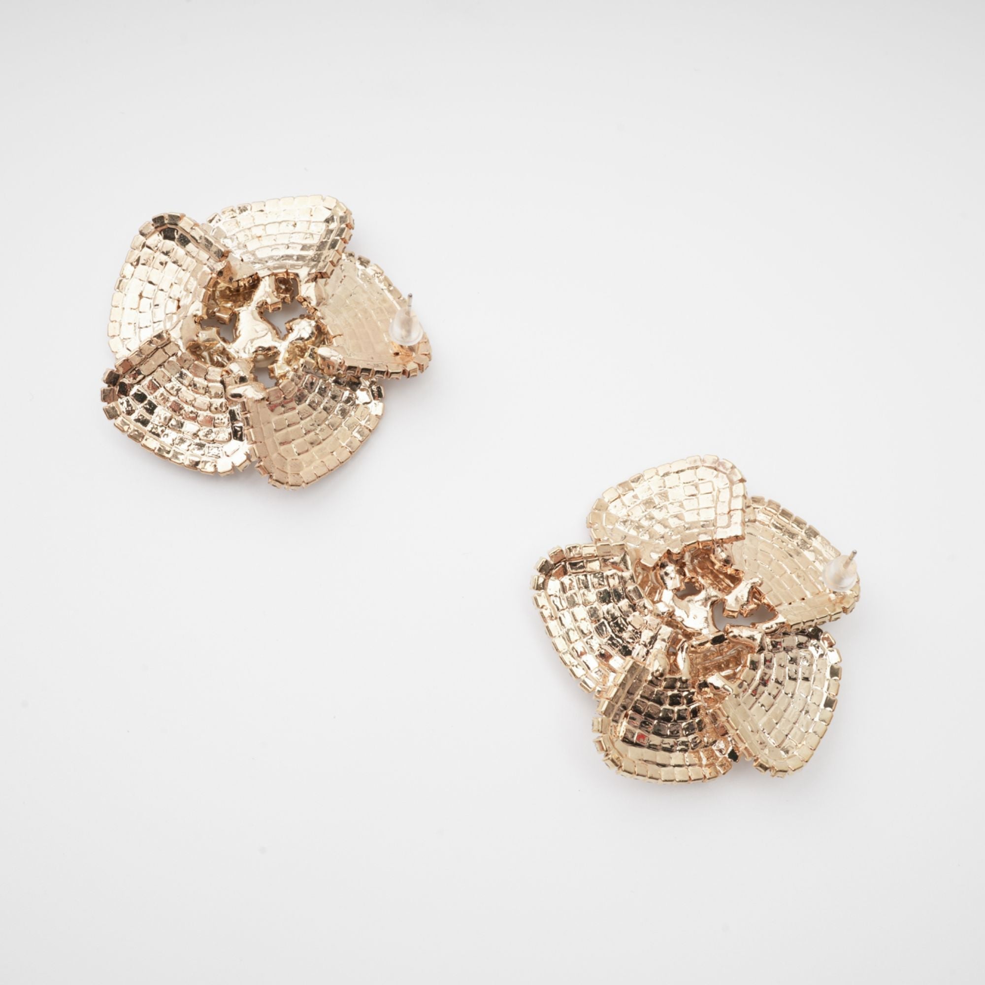 SAIRA CRYSTAL FLORAL DROP EARRINGS FOR WEDDING