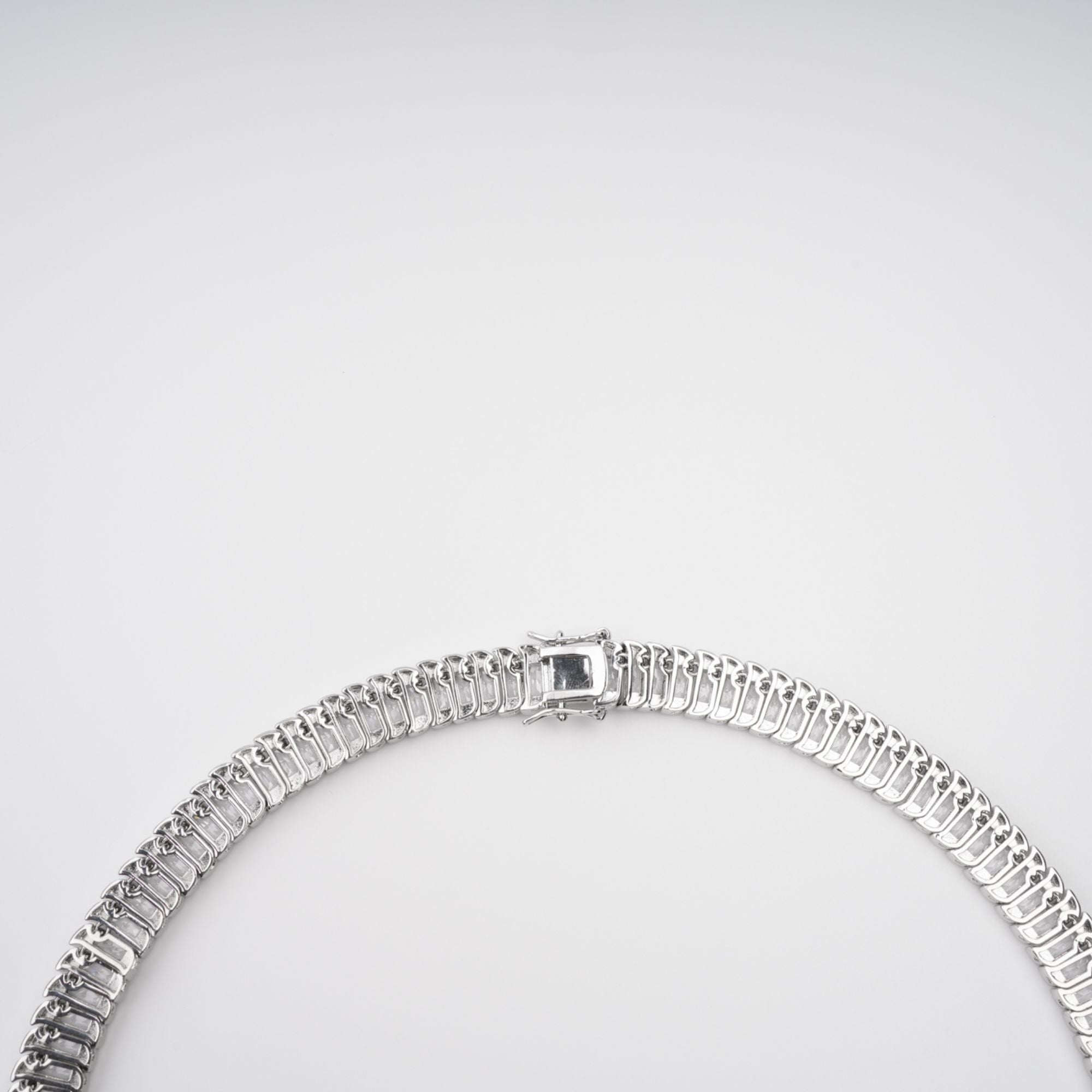 SILVER CRYSTAL STATEMENT NECKLACE FOR WEDDING PARTY