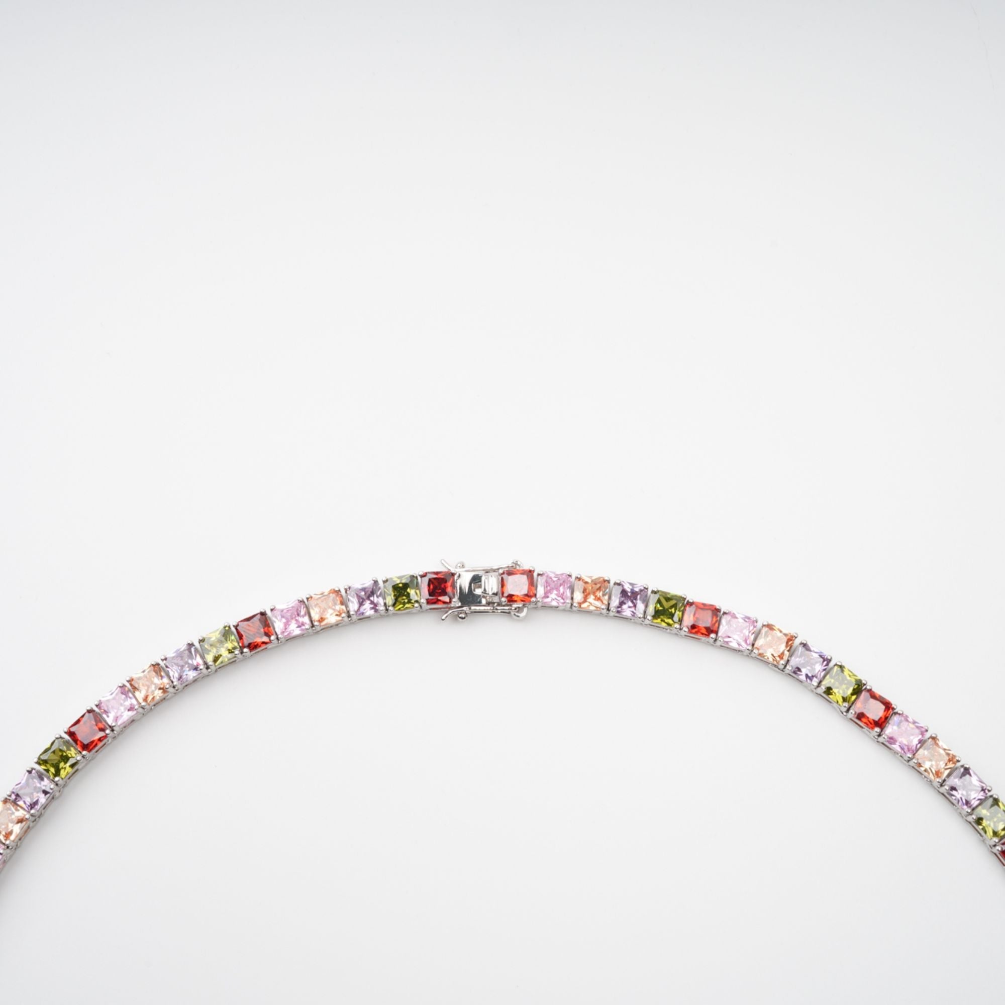 DSC01639_3f9d4743-c49e-407a-9265-6e96d6372afe AVRIL MULTI SQUARE CRYSTAL NECKLACE, PARTY JEWELRY
