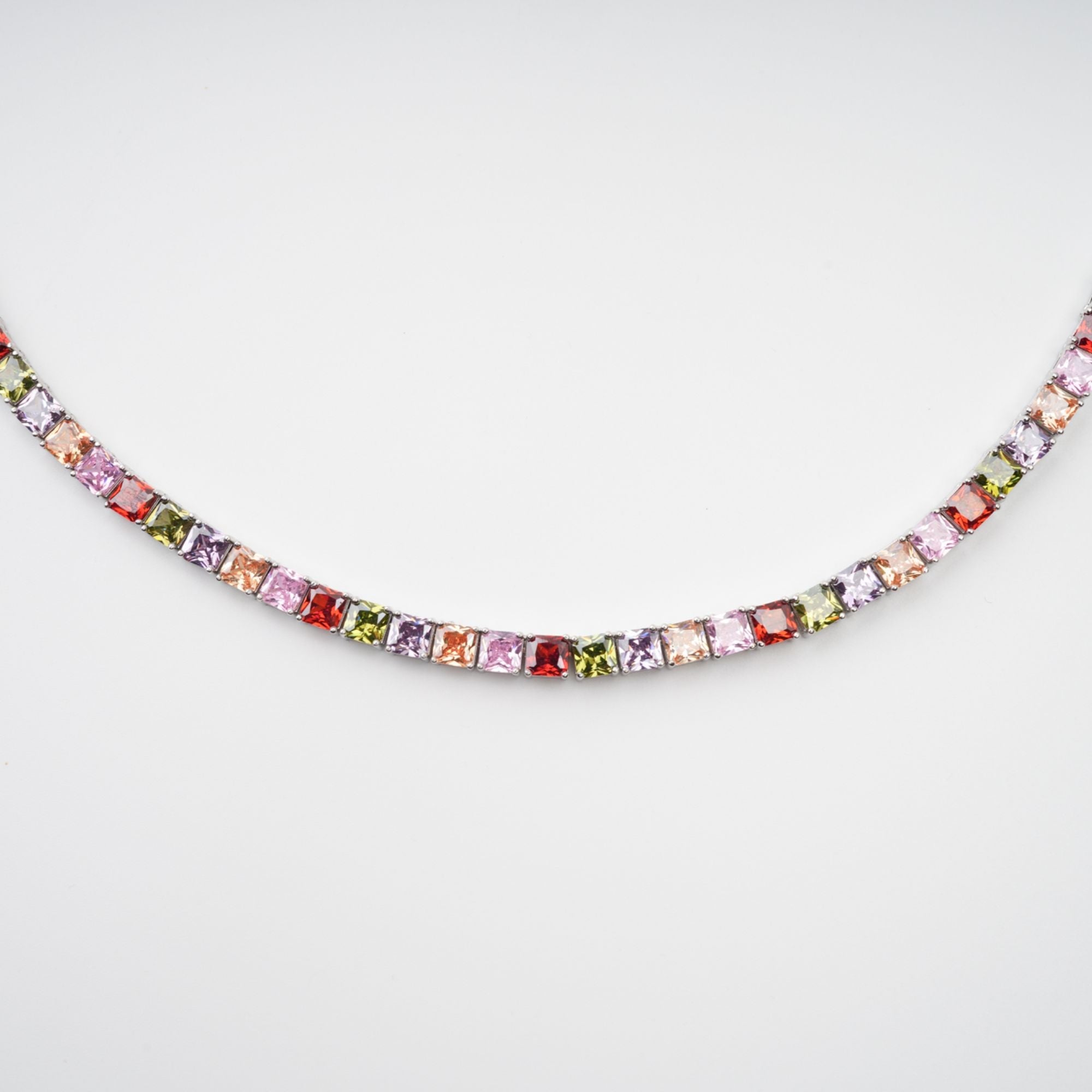 DSC01640_f39fc10a-34e9-45ff-98bd-4088b714322e AVRIL MULTI SQUARE CRYSTAL NECKLACE, PARTY JEWELRY