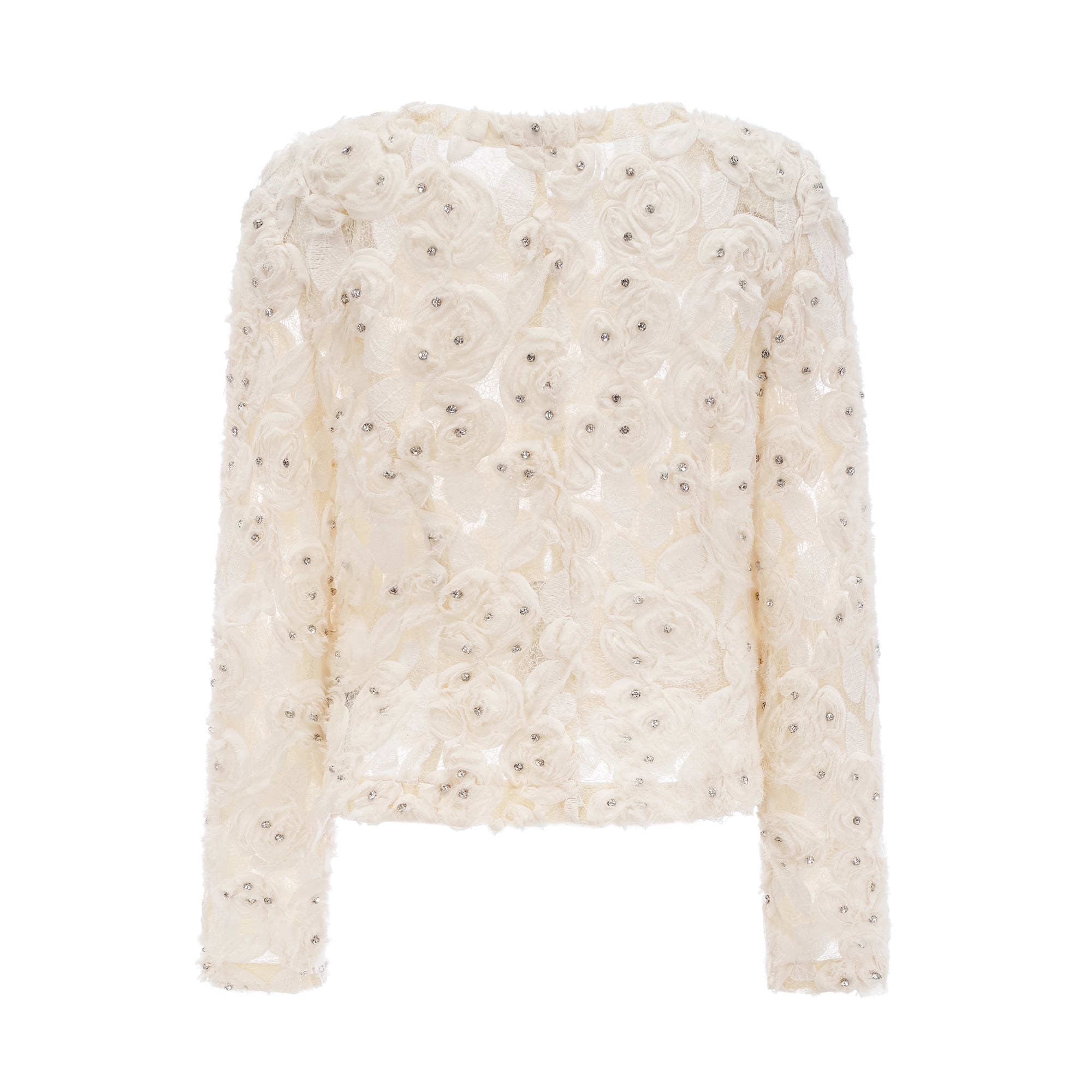FLORAL APPLIQUÉ JACKET | WEDDING GUEST, BLOUSON STYLE