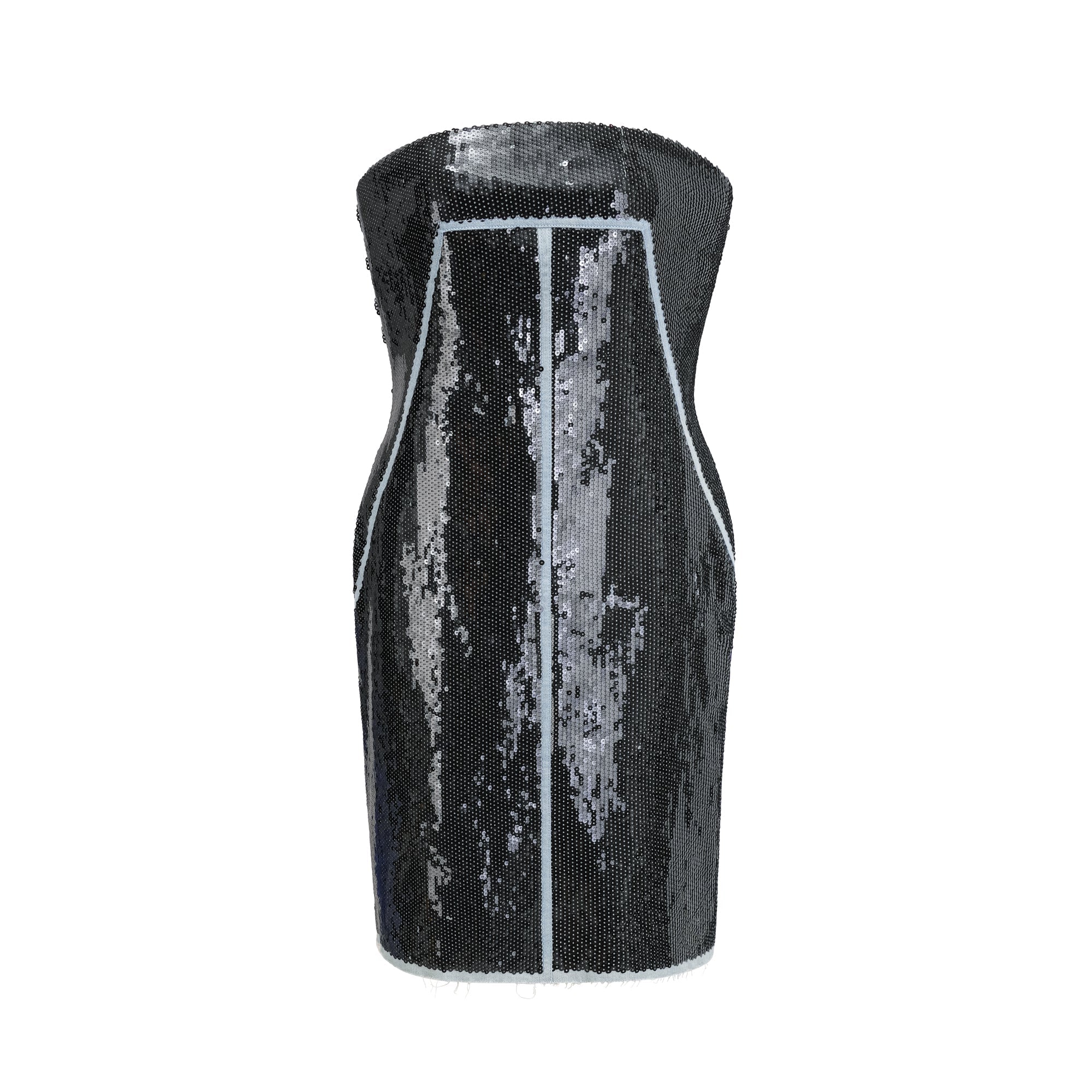 SEQUIN BANDEAU MINI DRESS FOR COCKTAIL PARTY