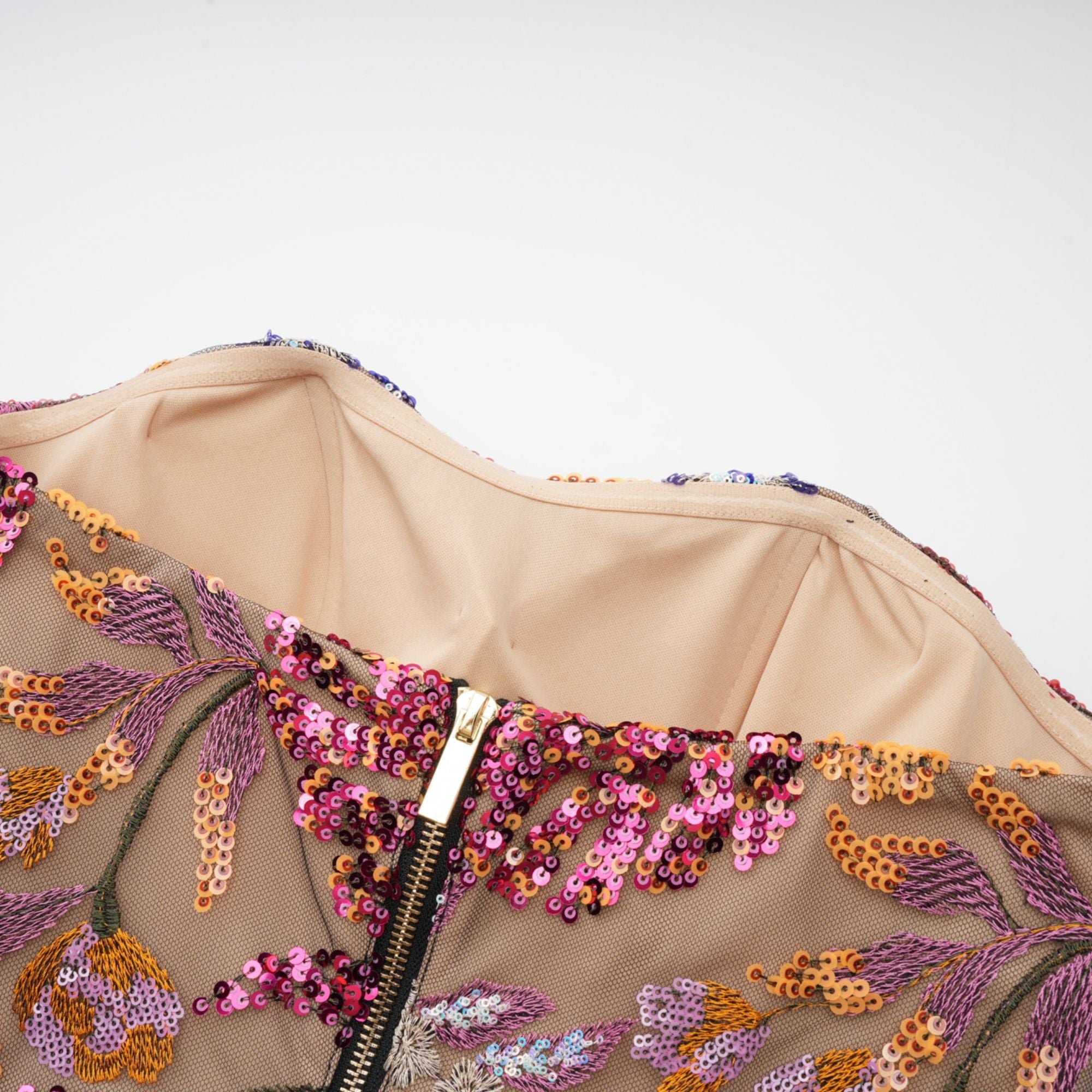 THÉRÈSE SEQUIN MULTICOLOUR MIDI DRESS