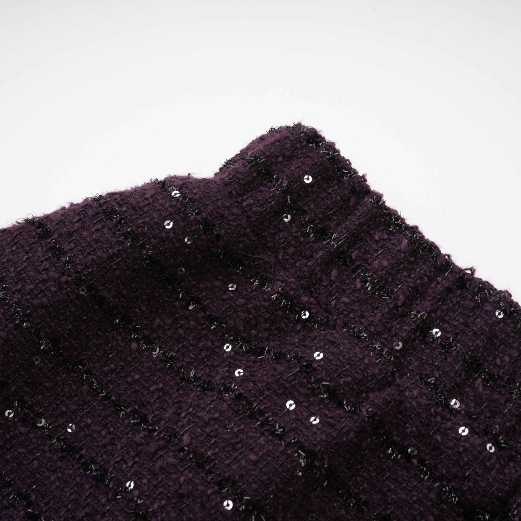 BRIGITTE PURPLE SEQUIN TWEED SET