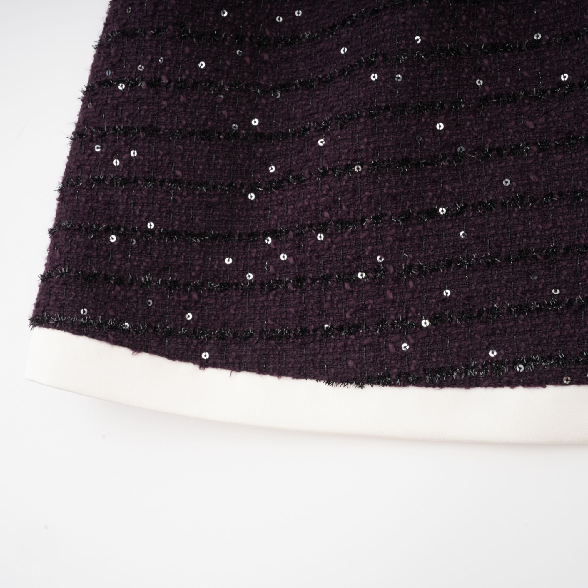 BRIGITTE PURPLE SEQUIN TWEED SET