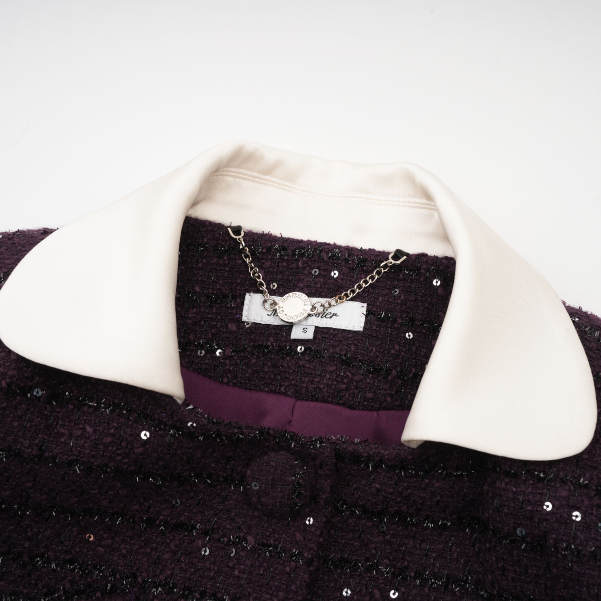 BRIGITTE PURPLE SEQUIN TWEED SET