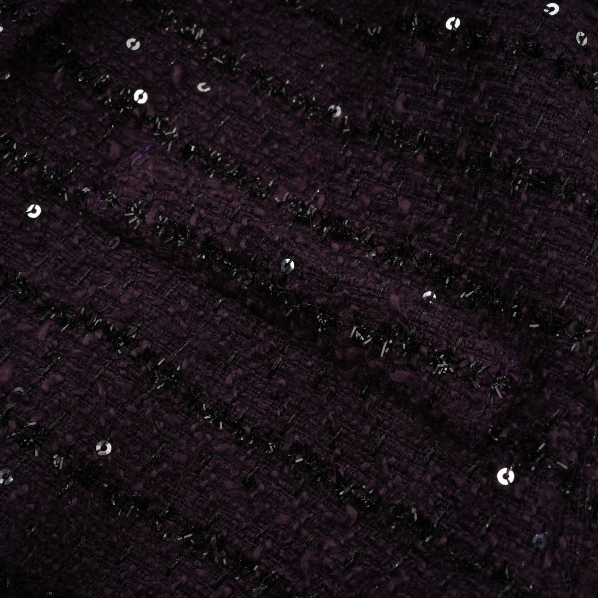BRIGITTE PURPLE SEQUIN TWEED SET