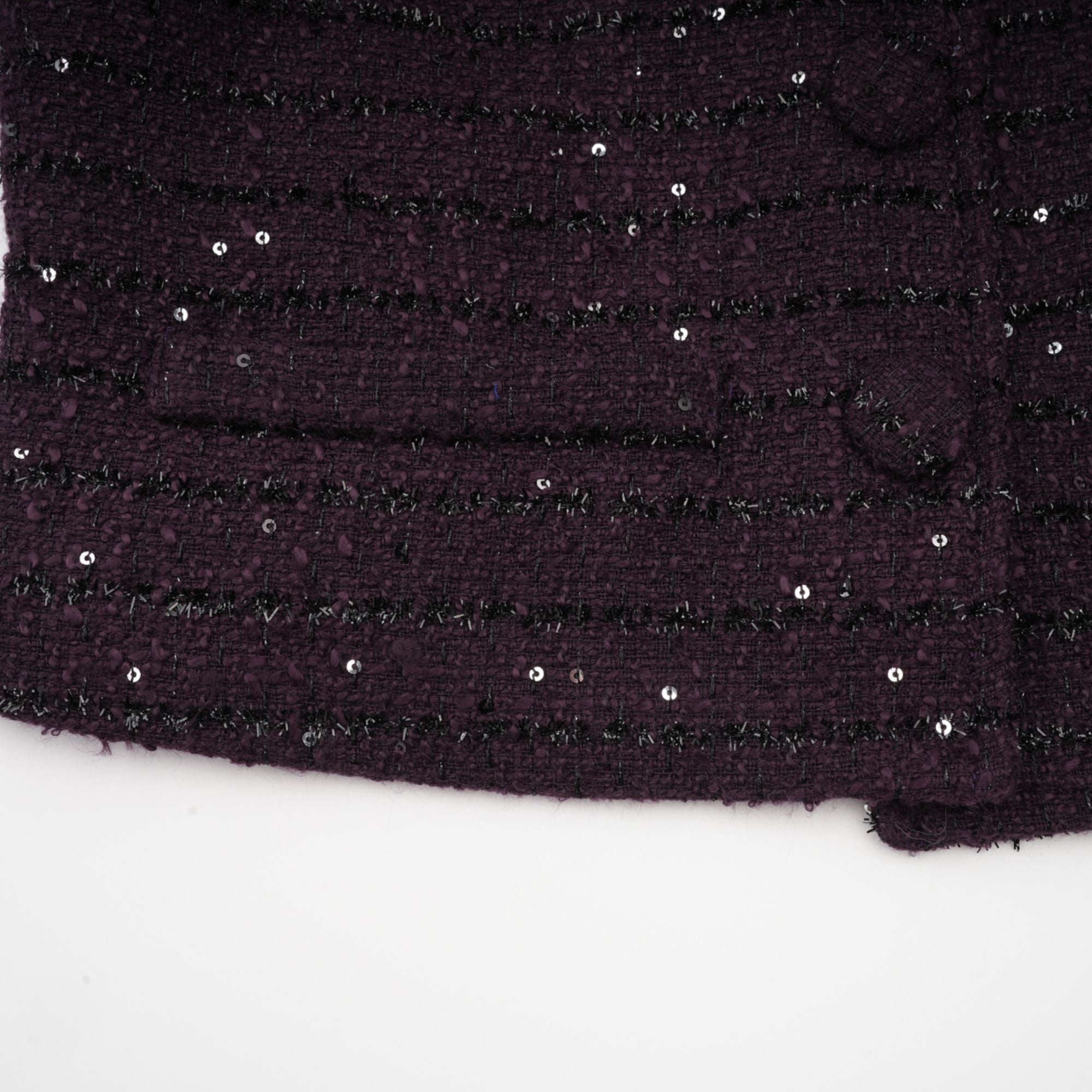 BRIGITTE PURPLE SEQUIN TWEED SET
