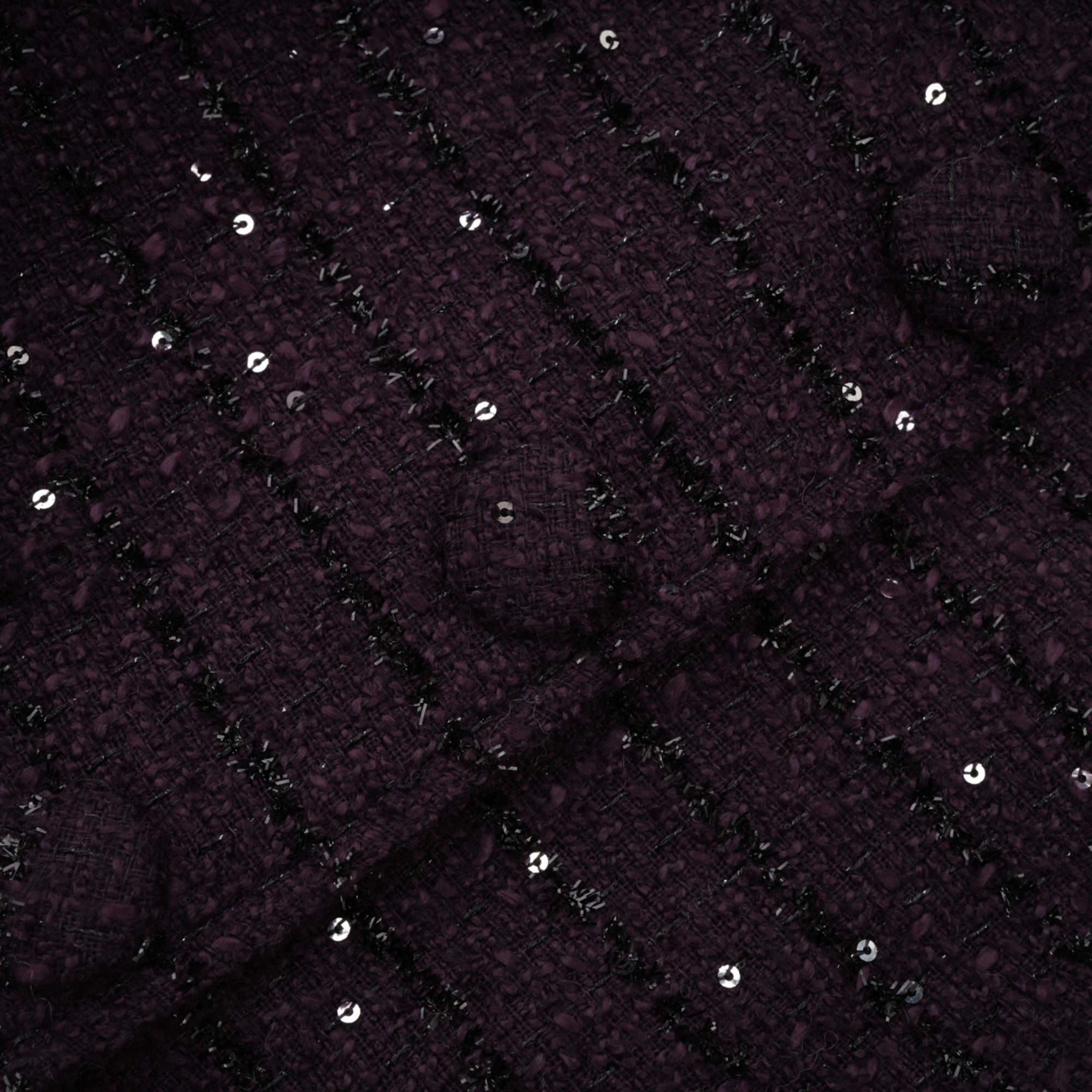 BRIGITTE PURPLE SEQUIN TWEED SET