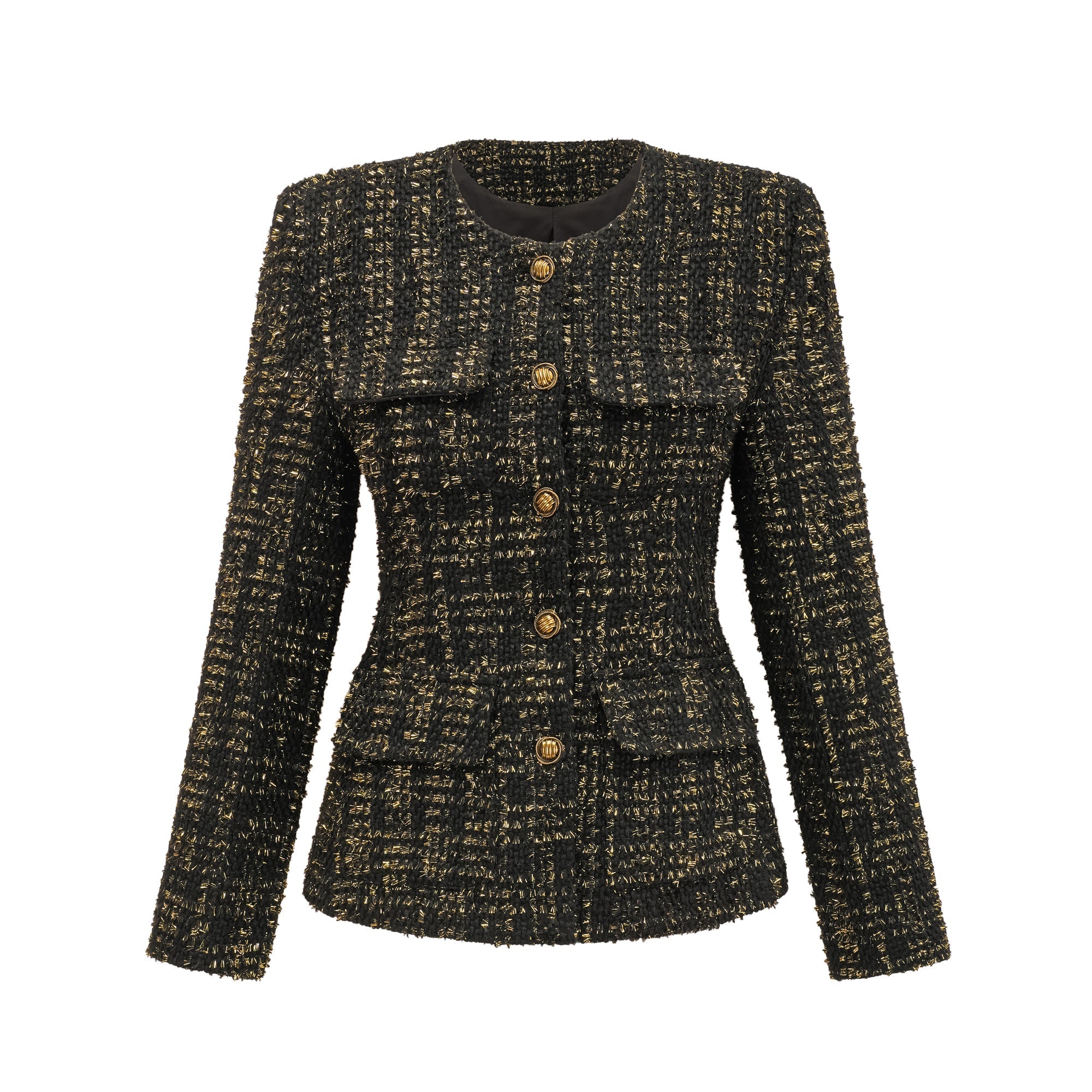 LUXE METALLIC TWEED SET: BLAZER & SHORTS