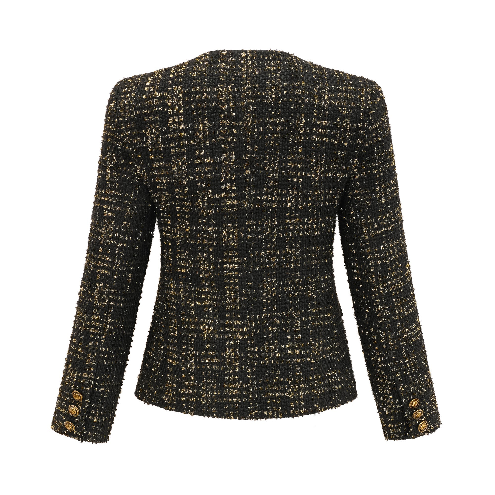 LUXE METALLIC TWEED SET: BLAZER & SHORTS