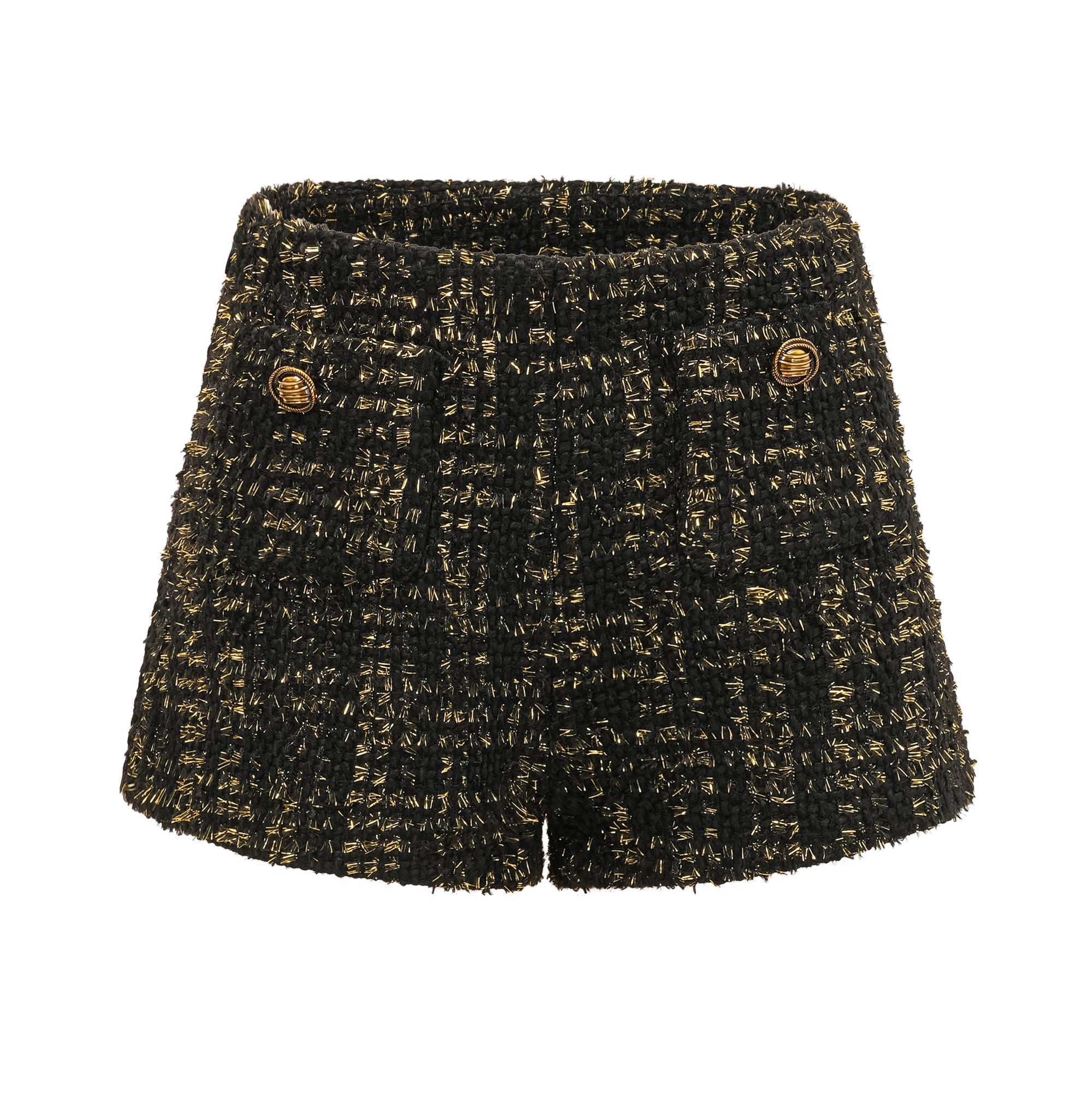 LUXE METALLIC TWEED SET: BLAZER & SHORTS