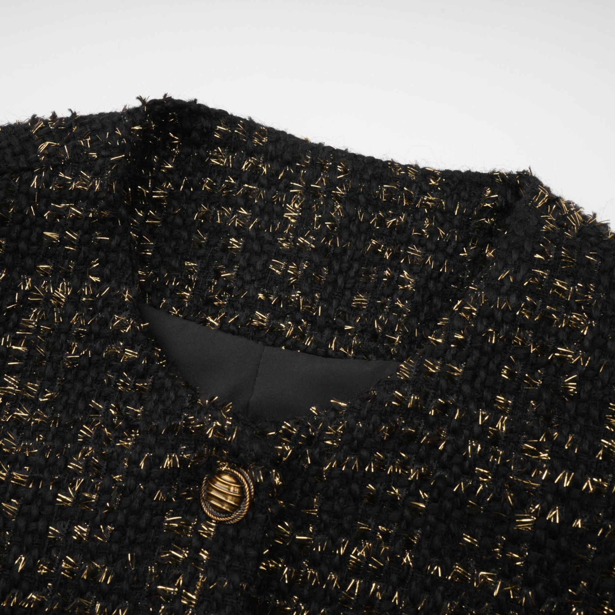LUXE METALLIC TWEED SET: BLAZER & SHORTS