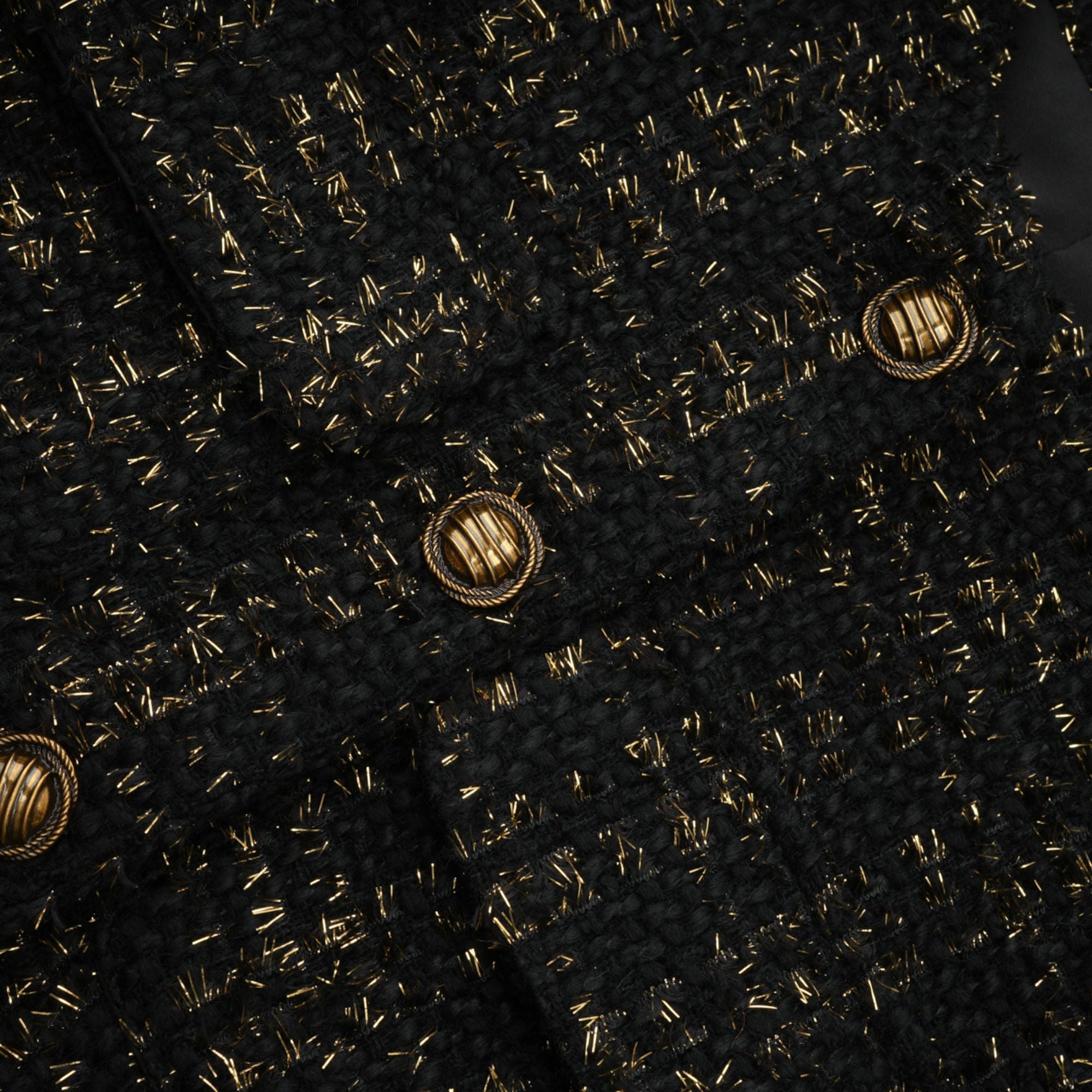 LUXE METALLIC TWEED SET: BLAZER & SHORTS