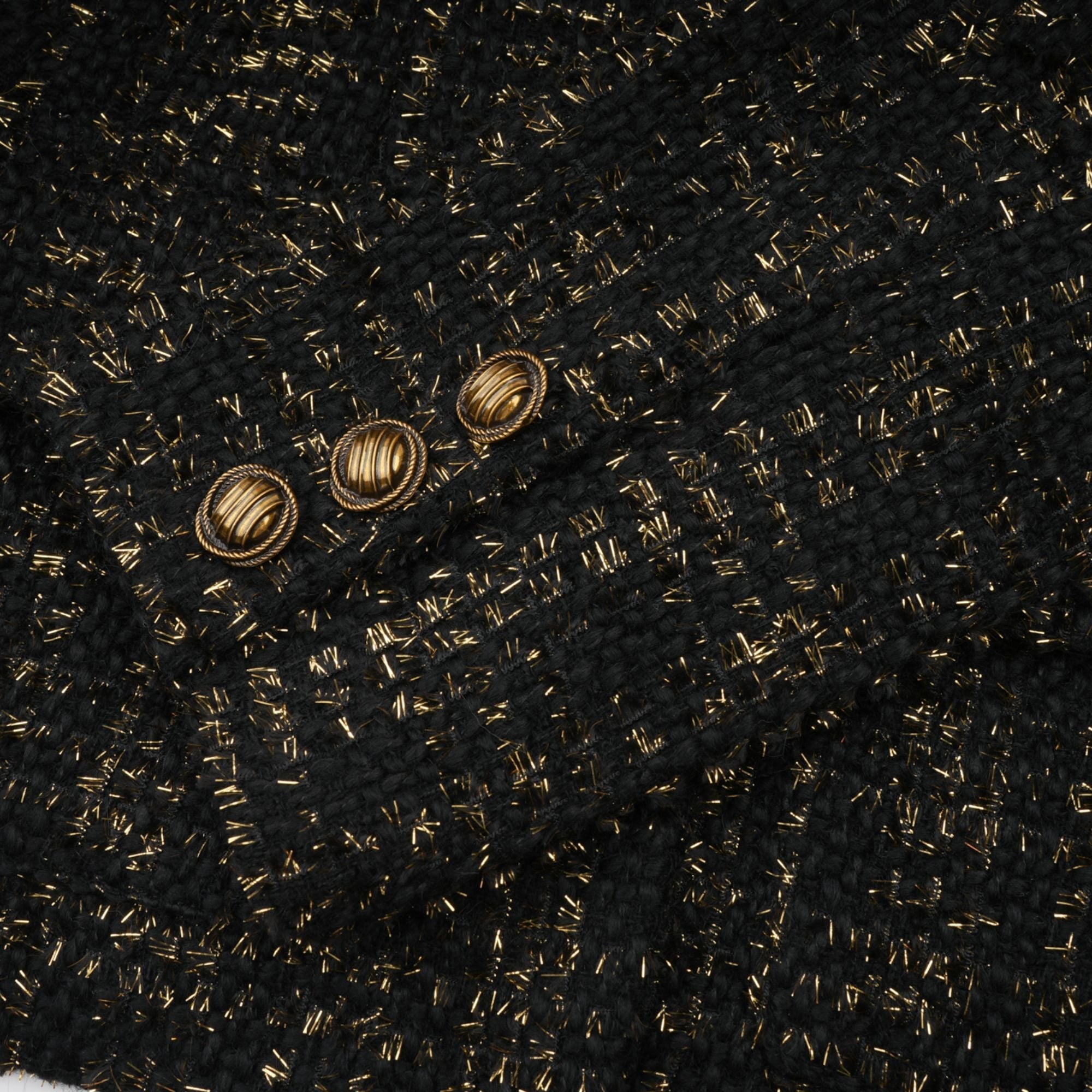 LUXE METALLIC TWEED SET: BLAZER & SHORTS