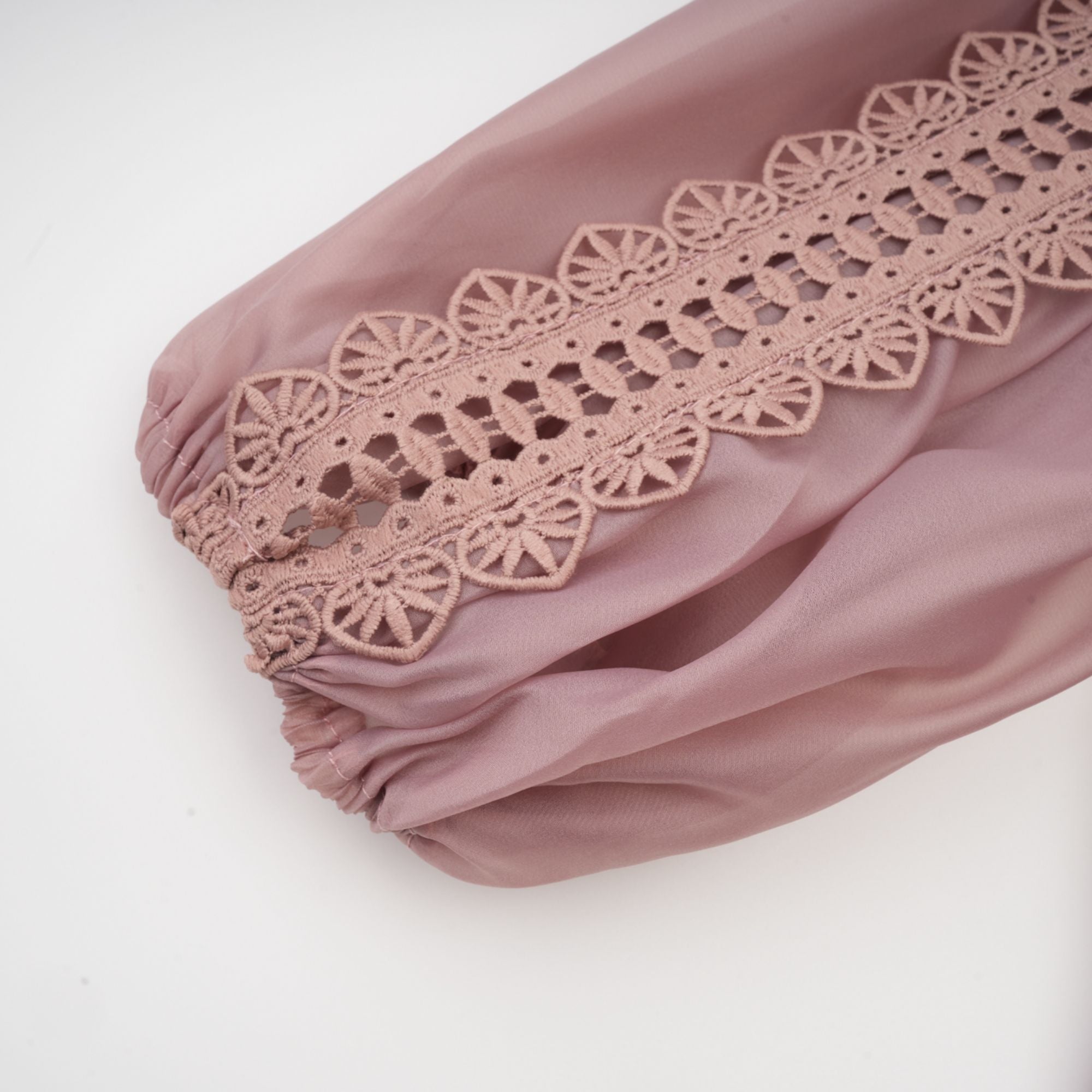 INÈS LACE CUT-OUT TIERED MIDI DRESS