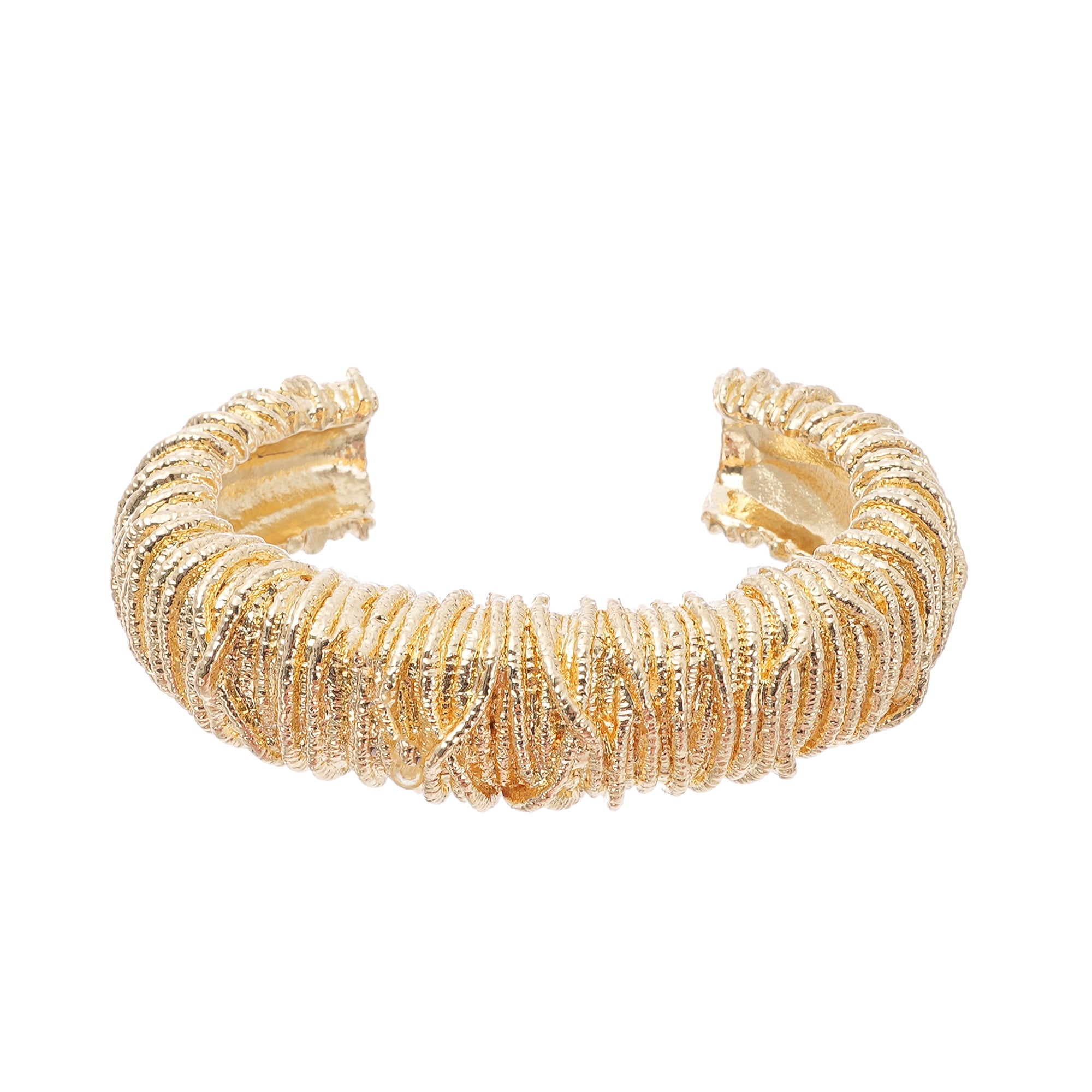 DSC05807 GOLD TEXTURED JULIETTE BRACELET, CASUAL ELEGANCE