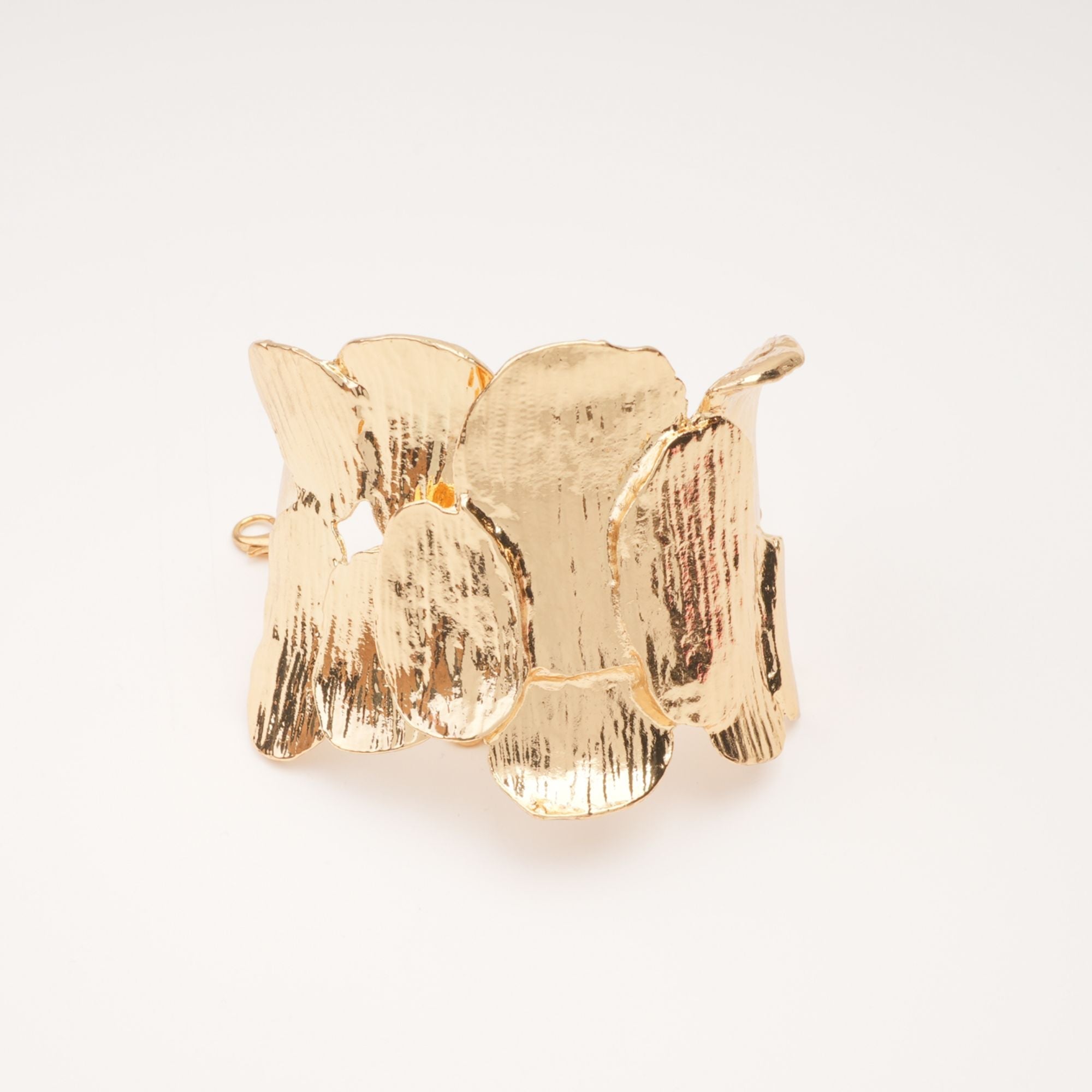 SUZETTE FAUX-PETAL BRACELET, BOHO WEDDING STACKER