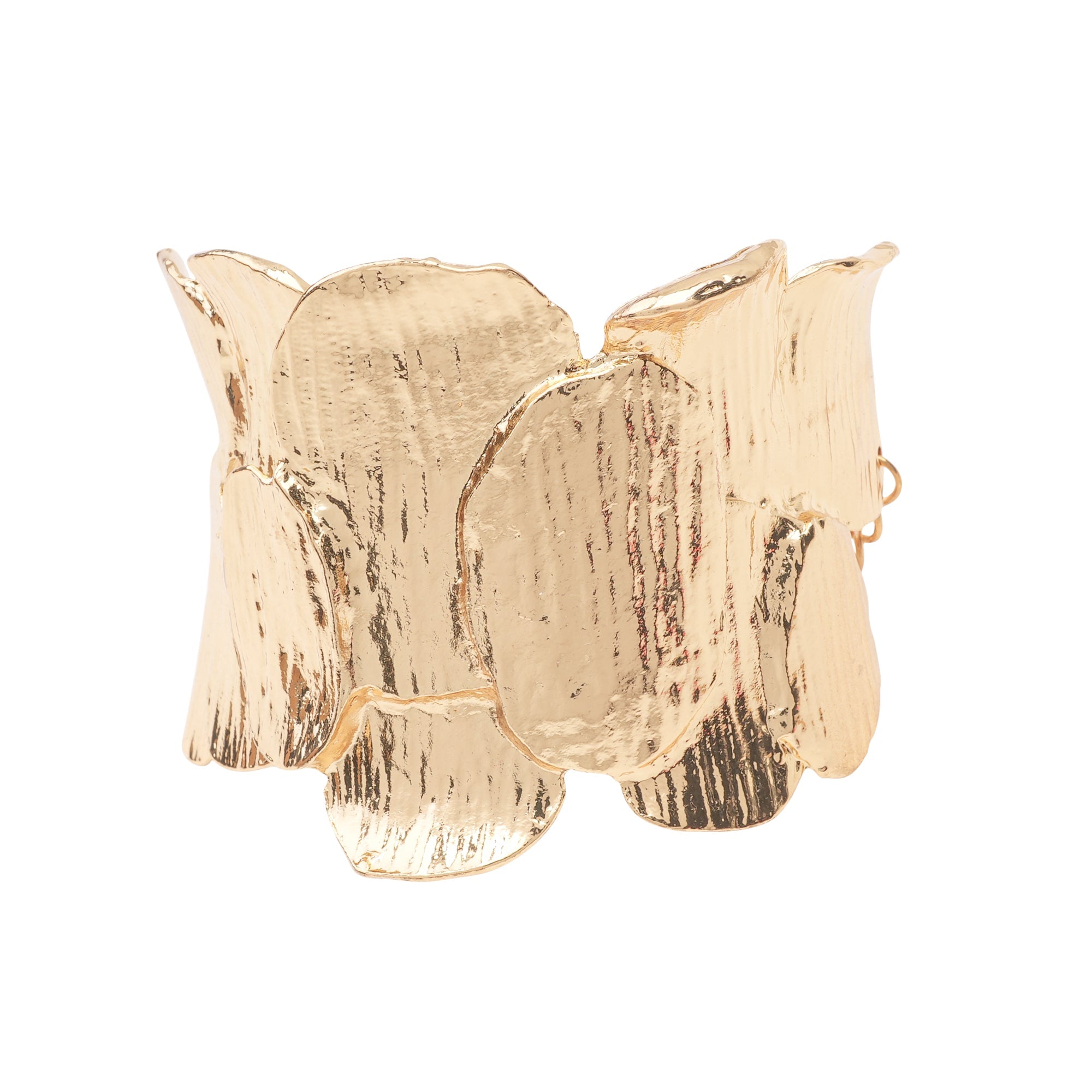 DSC05873 SUZETTE FAUX-PETAL BRACELET, BOHO WEDDING STACKER