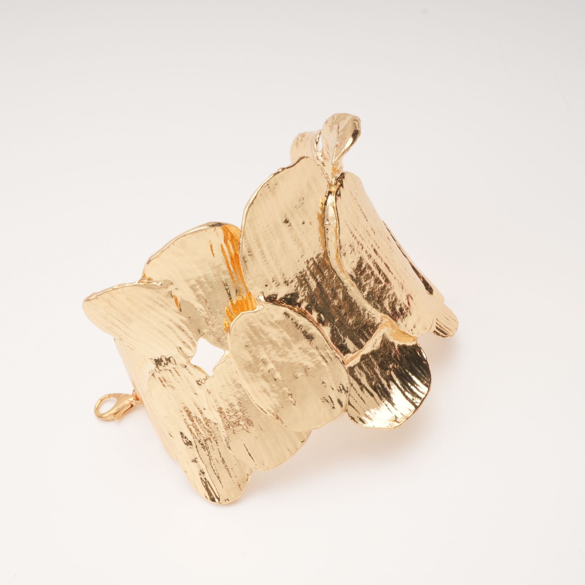 SUZETTE FAUX-PETAL BRACELET, BOHO WEDDING STACKER