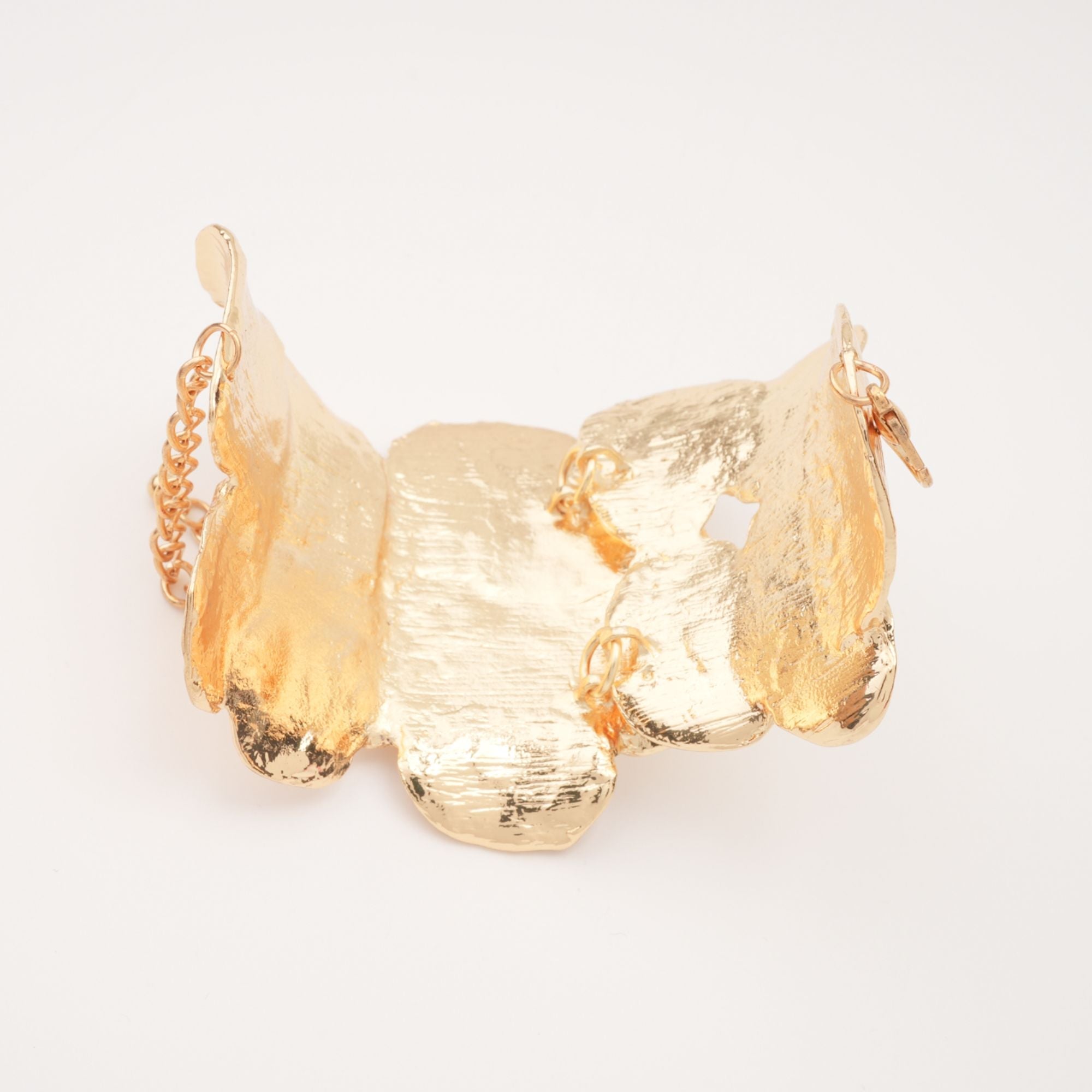 SUZETTE FAUX-PETAL BRACELET, BOHO WEDDING STACKER