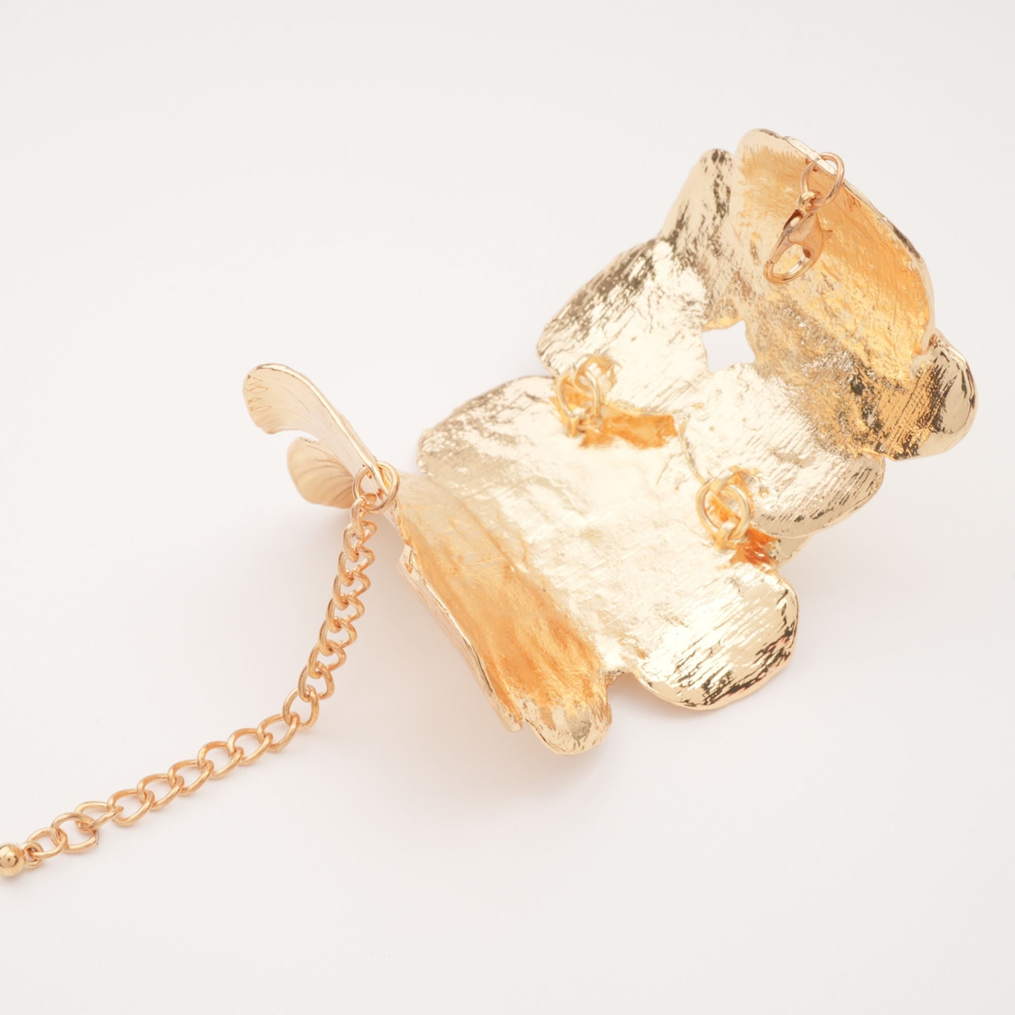 SUZETTE FAUX-PETAL BRACELET, BOHO WEDDING STACKER