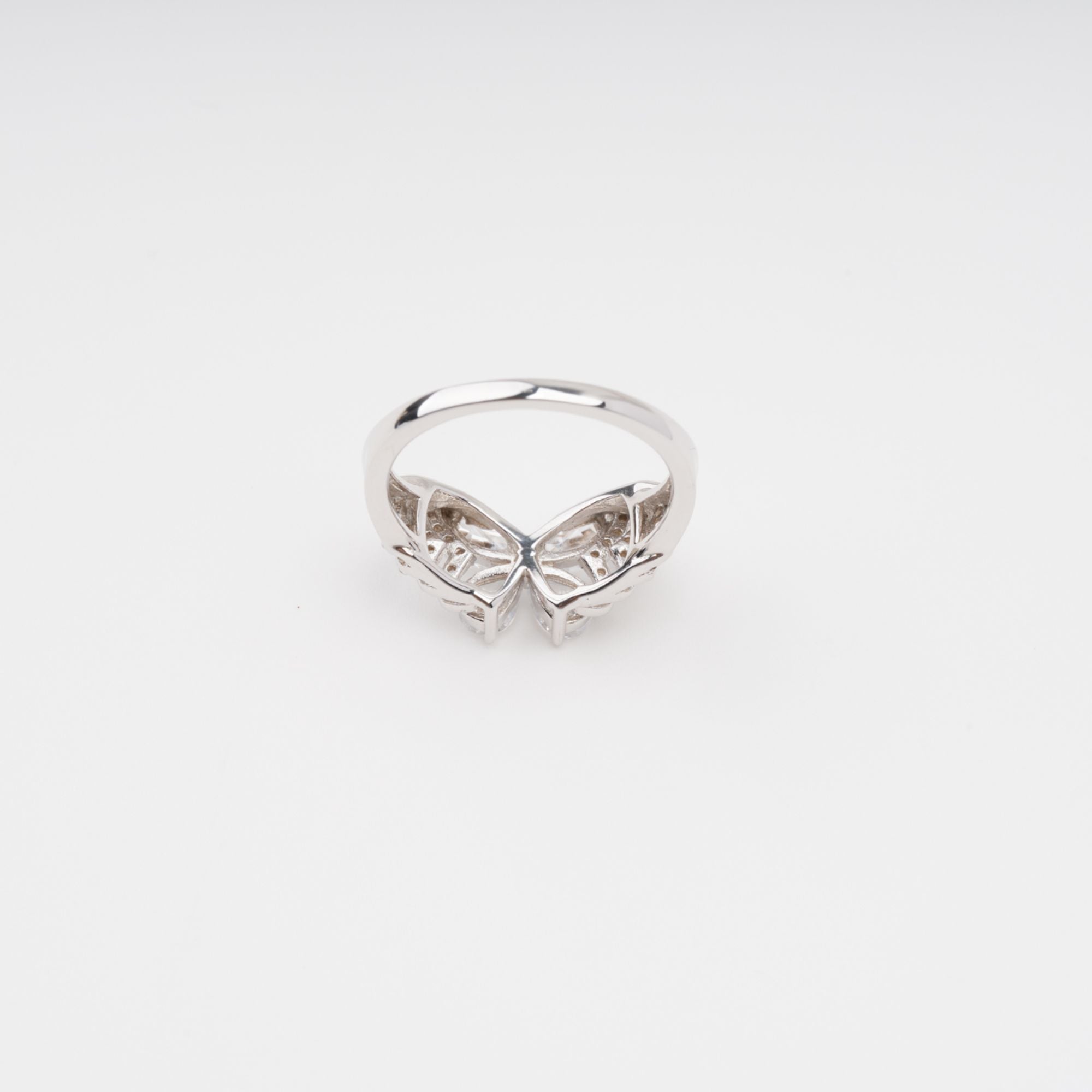 ZÉLIE BUTTERFLY GEMSTONE RING - STERLING SILVER