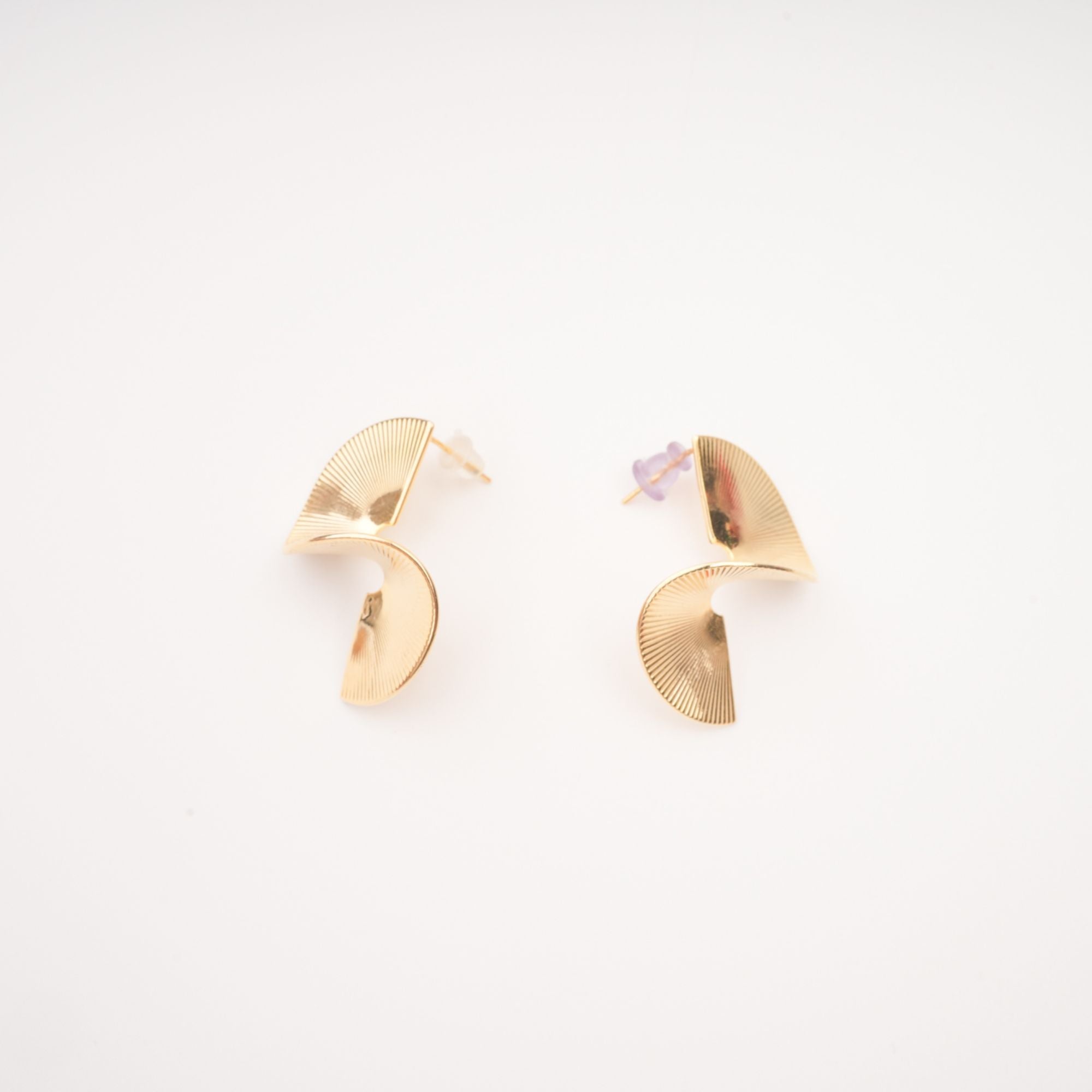 MARA GOLD HOOP EARRINGS FOR WEDDING PARTY