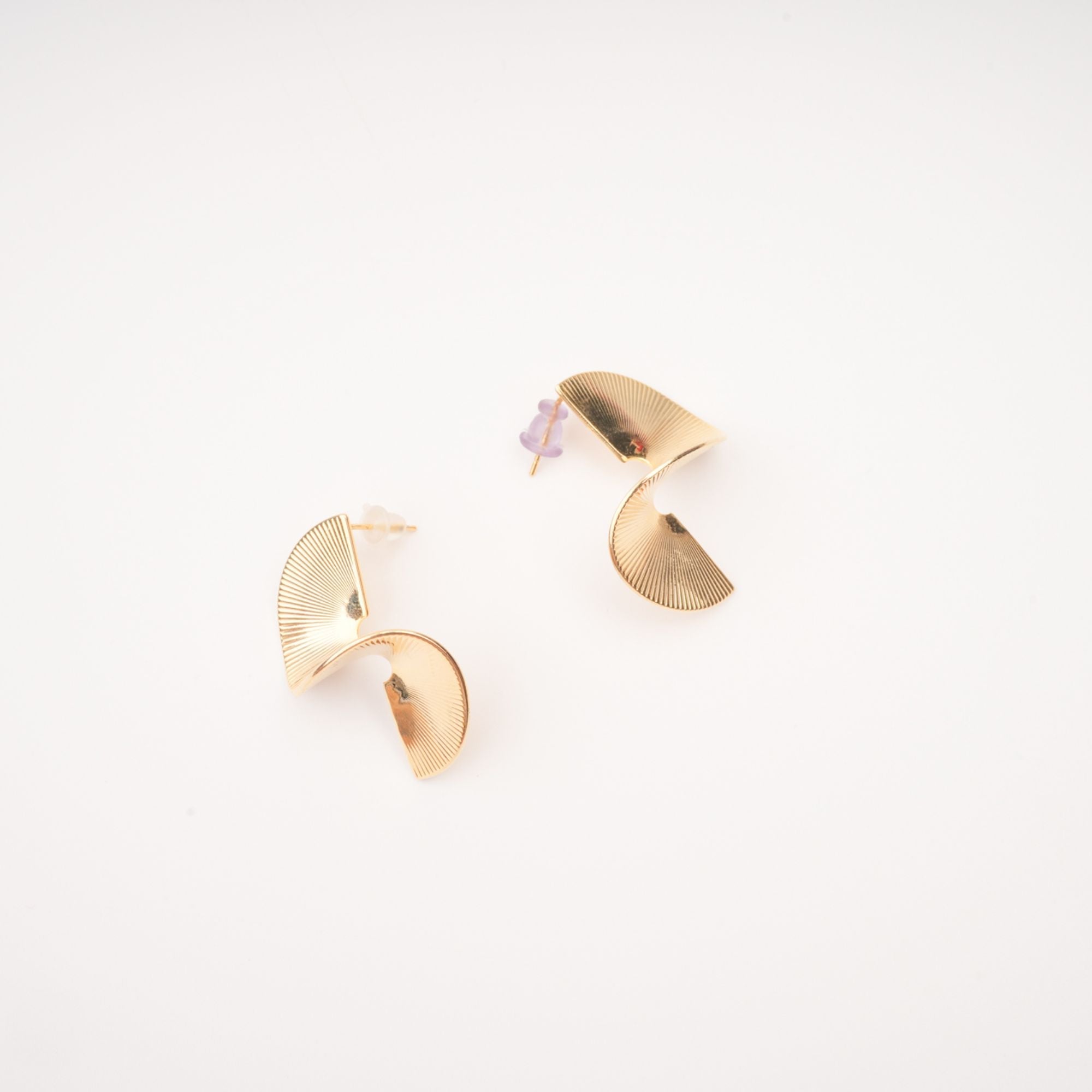 MARA GOLD HOOP EARRINGS FOR WEDDING PARTY
