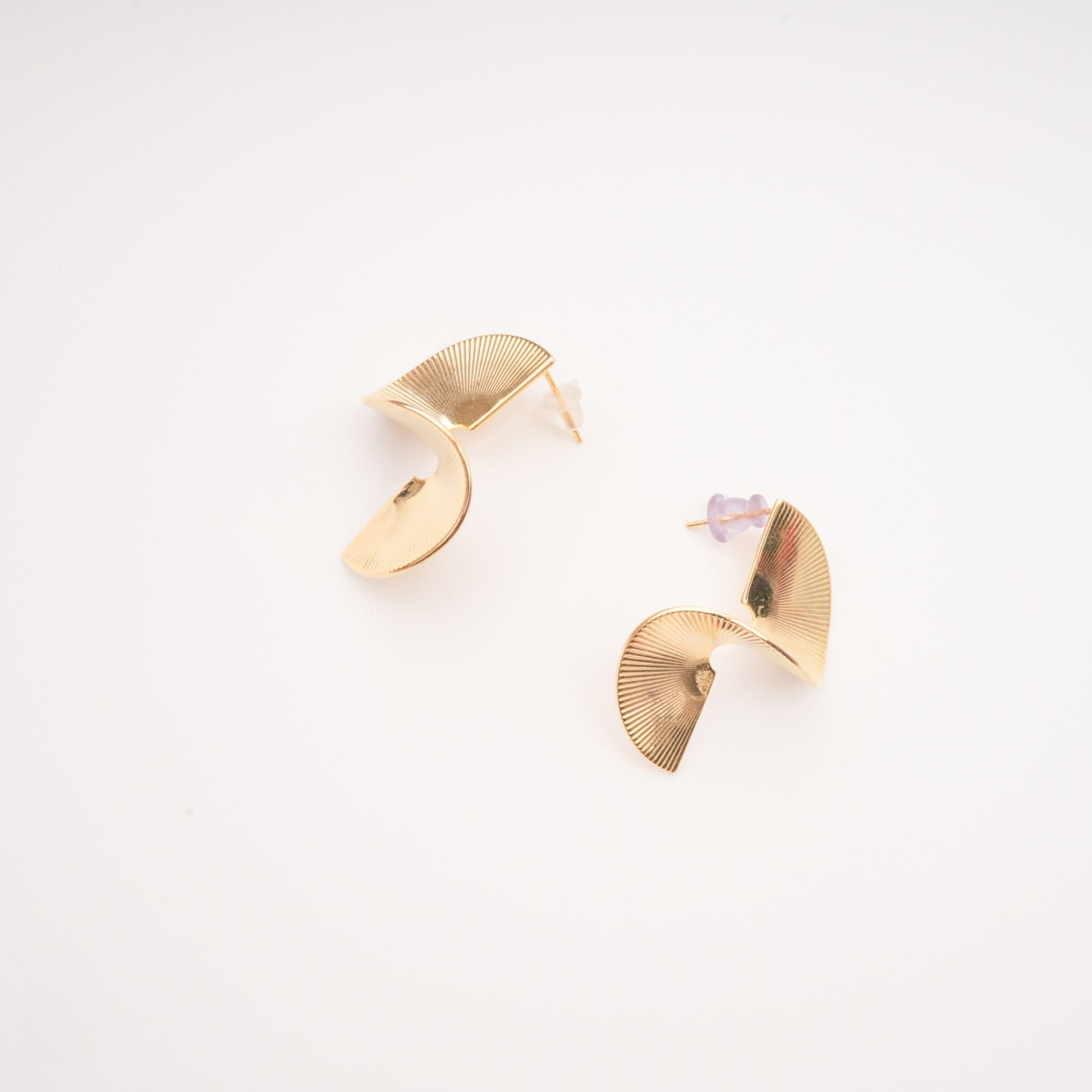 MARA GOLD HOOP EARRINGS FOR WEDDING PARTY