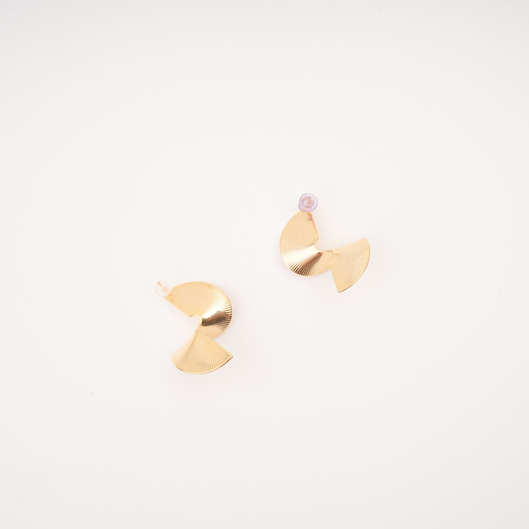 MARA GOLD HOOP EARRINGS FOR WEDDING PARTY
