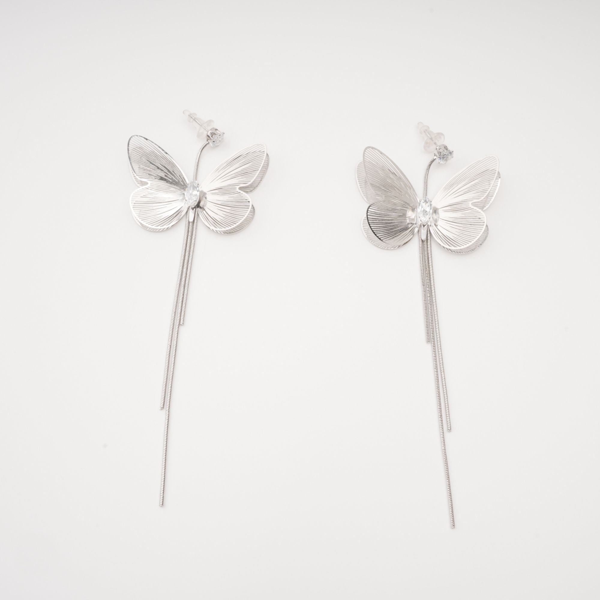 ZOË BUTTERFLY FRINGE DANGLE EARRINGS FOR PARTY