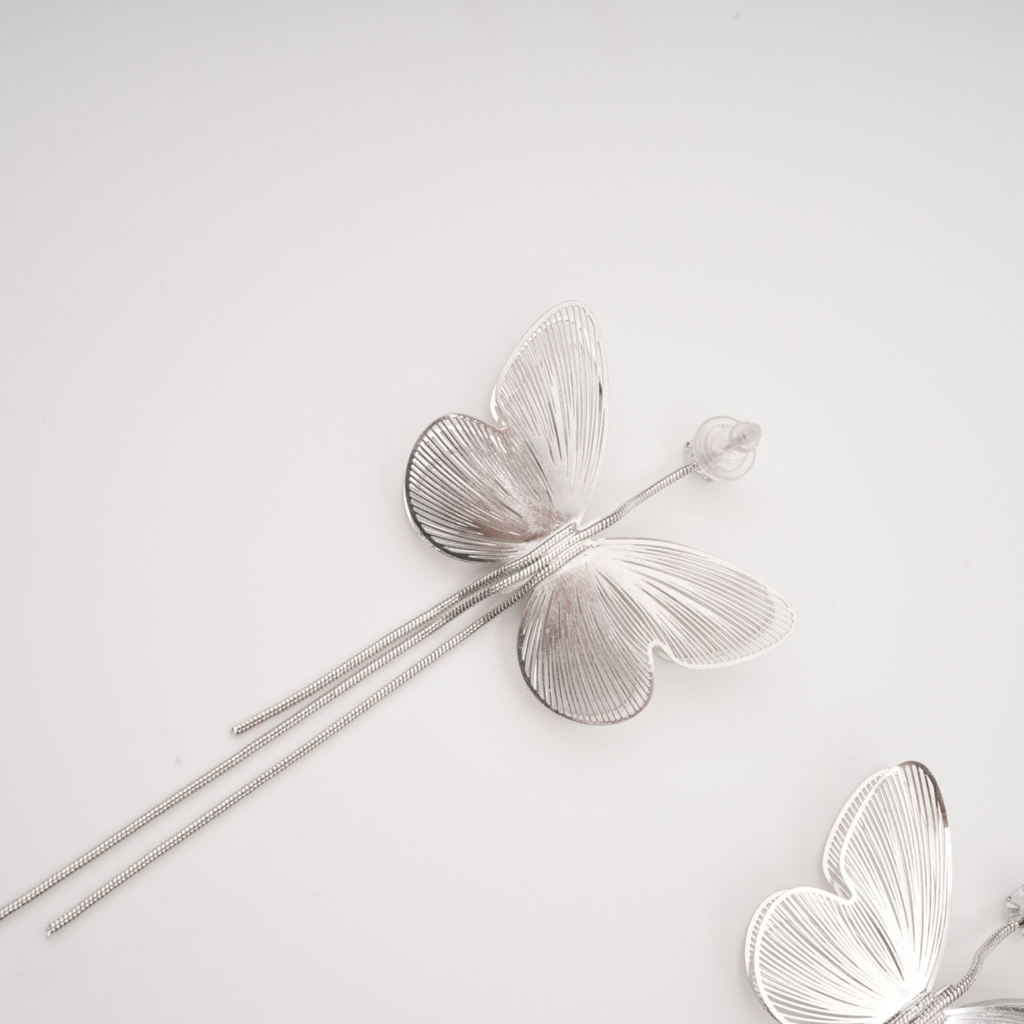 ZOË BUTTERFLY FRINGE DANGLE EARRINGS FOR PARTY