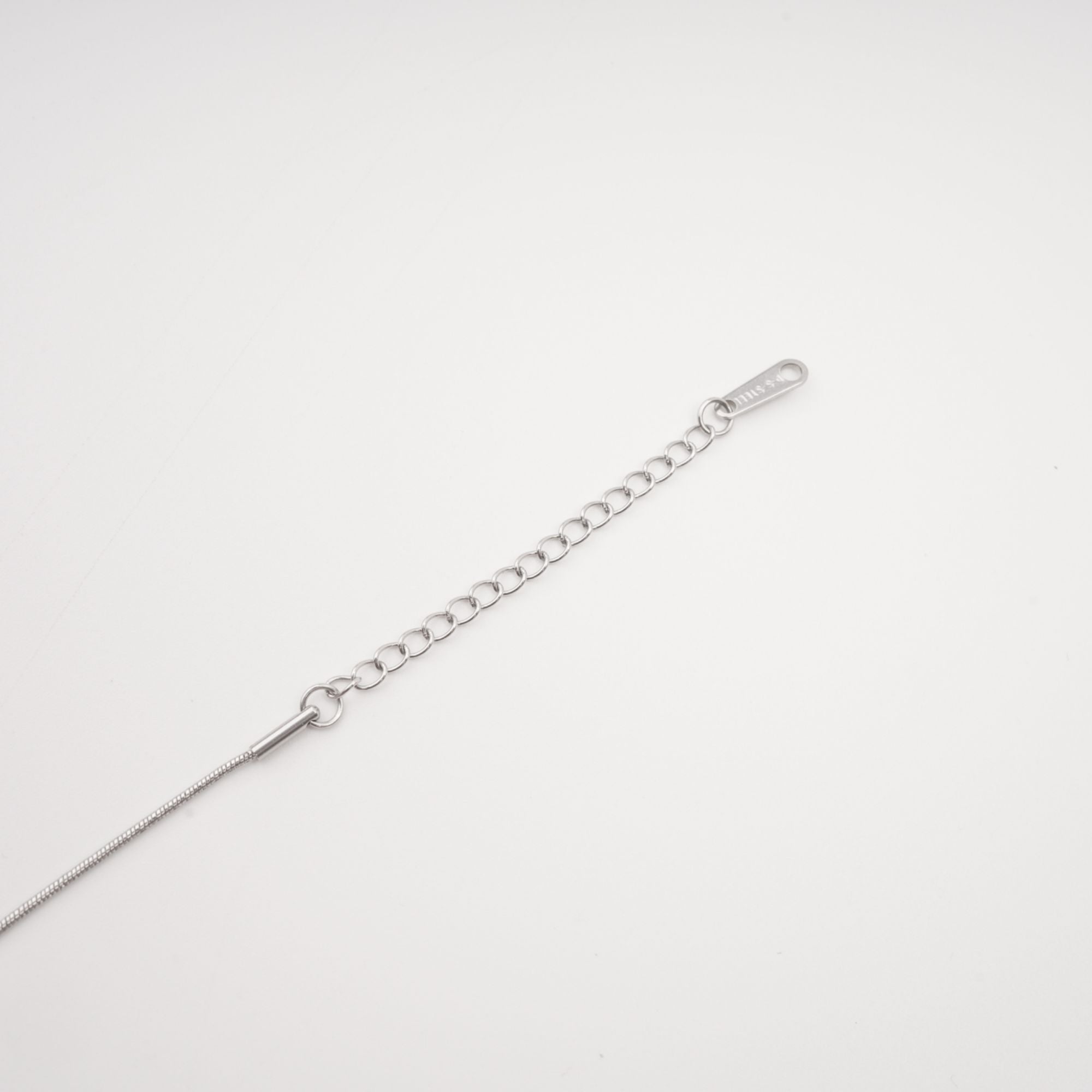 SILVER DROP NECKLACE, MINIMALIST EVERYDAY STYLE