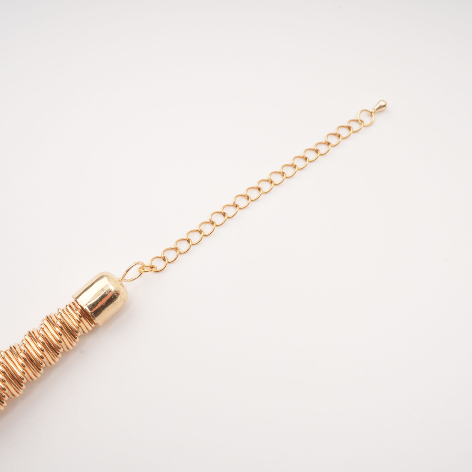 THAÏS GOLD TWISTED NECKLACE FOR EVENTS
