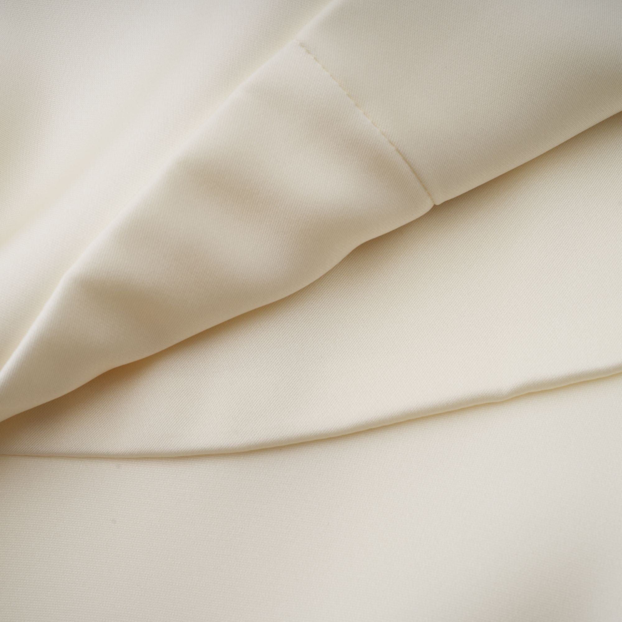 LYNA WHITE SATIN RUFFLED MINI DRESS WITH SHAWL PANEL
