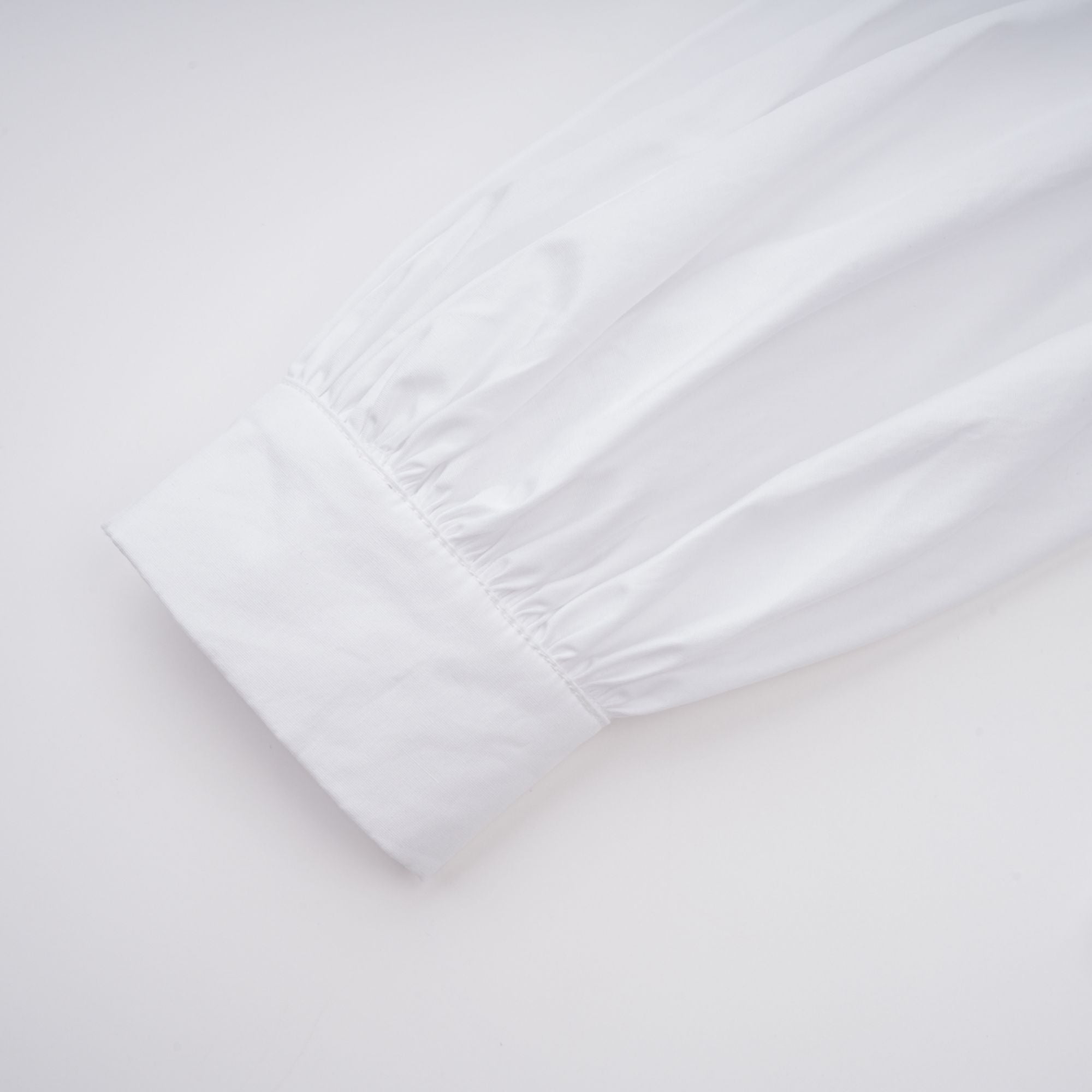 TIFFANY WHITE OFF-SHOULDER RUCHED BLOUSE & SKIRT SET