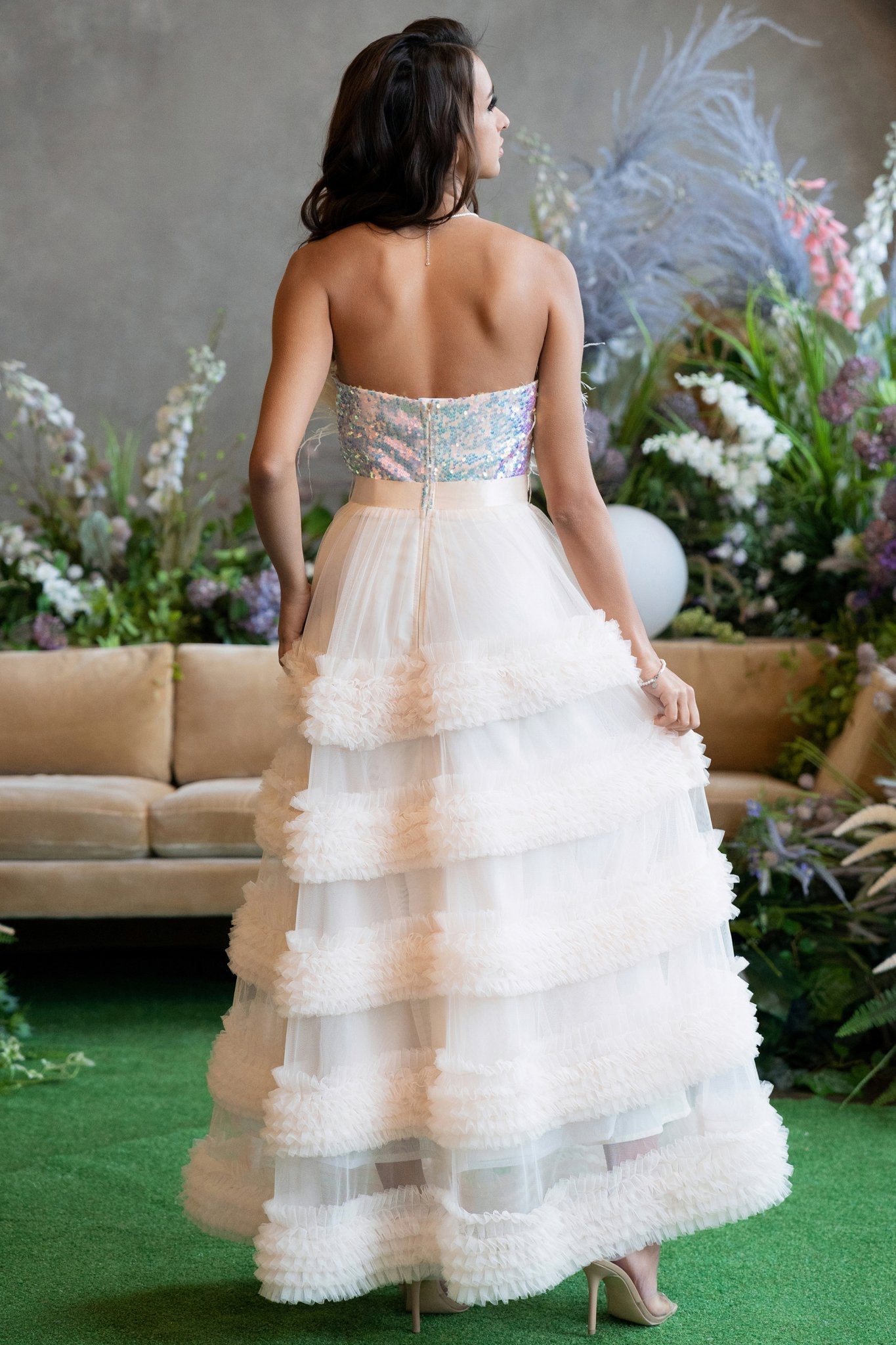 EMERA SILHOUETTE PARTY DRESS