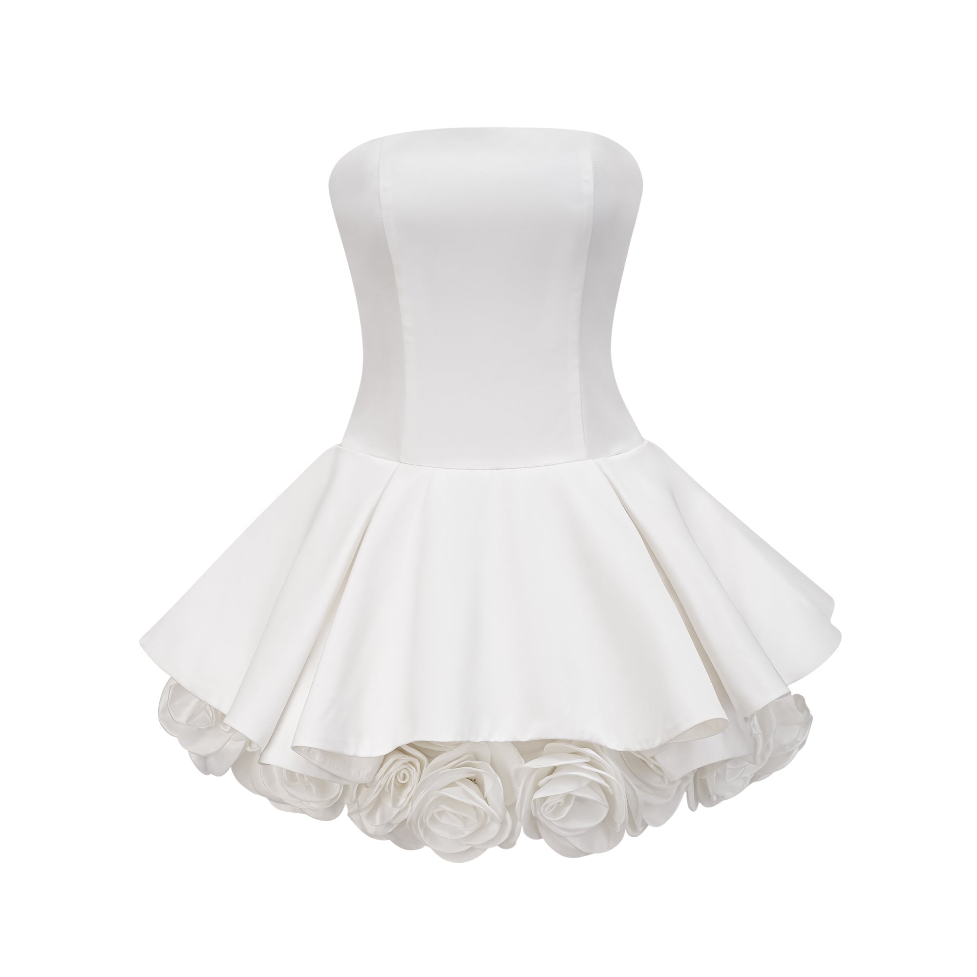 LUCIE PETAL-LAYERED MINI DRESS FOR PARTIES