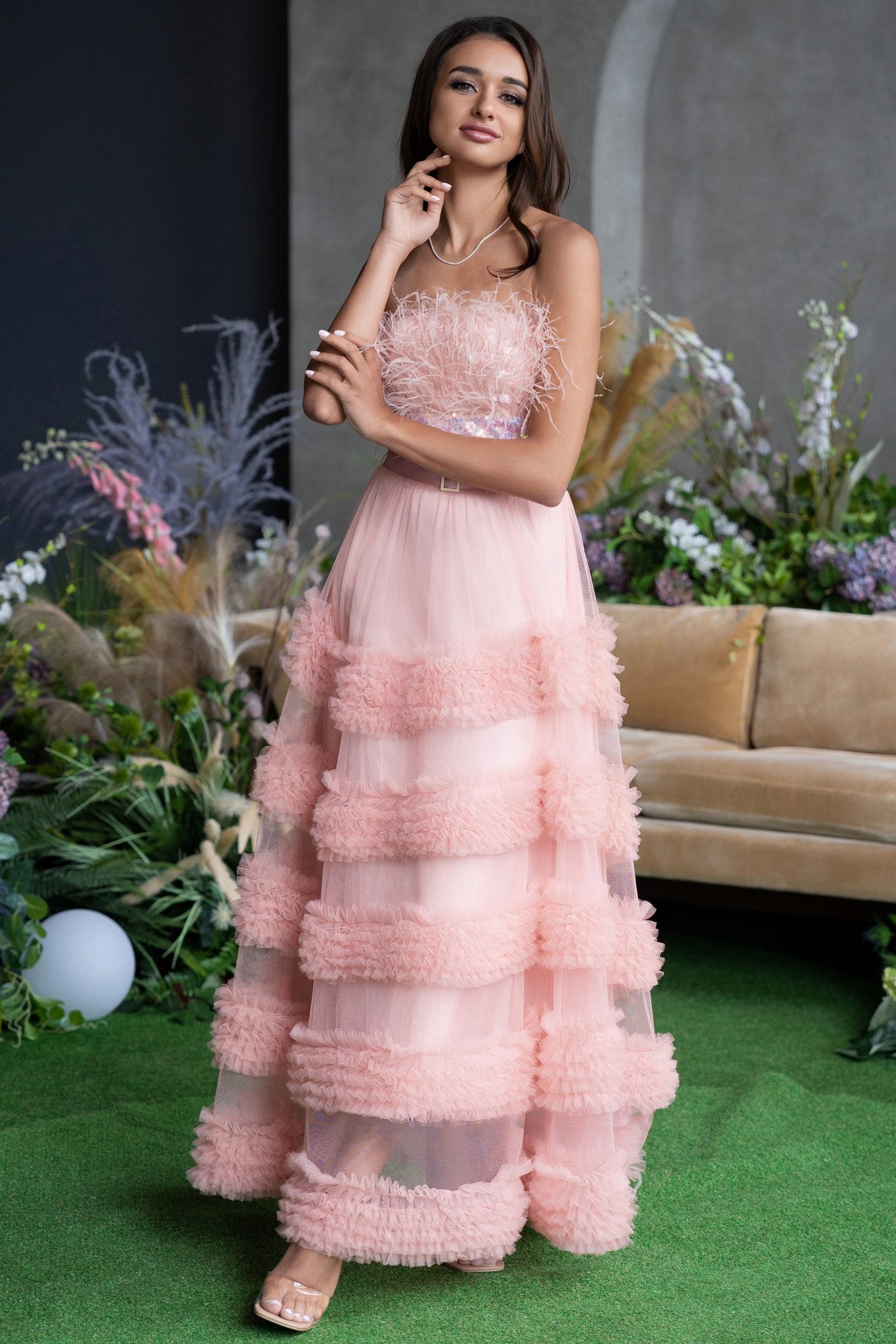 DSC07958 EMERA STRAIGHT SILHOUETTE EVENING GOWN