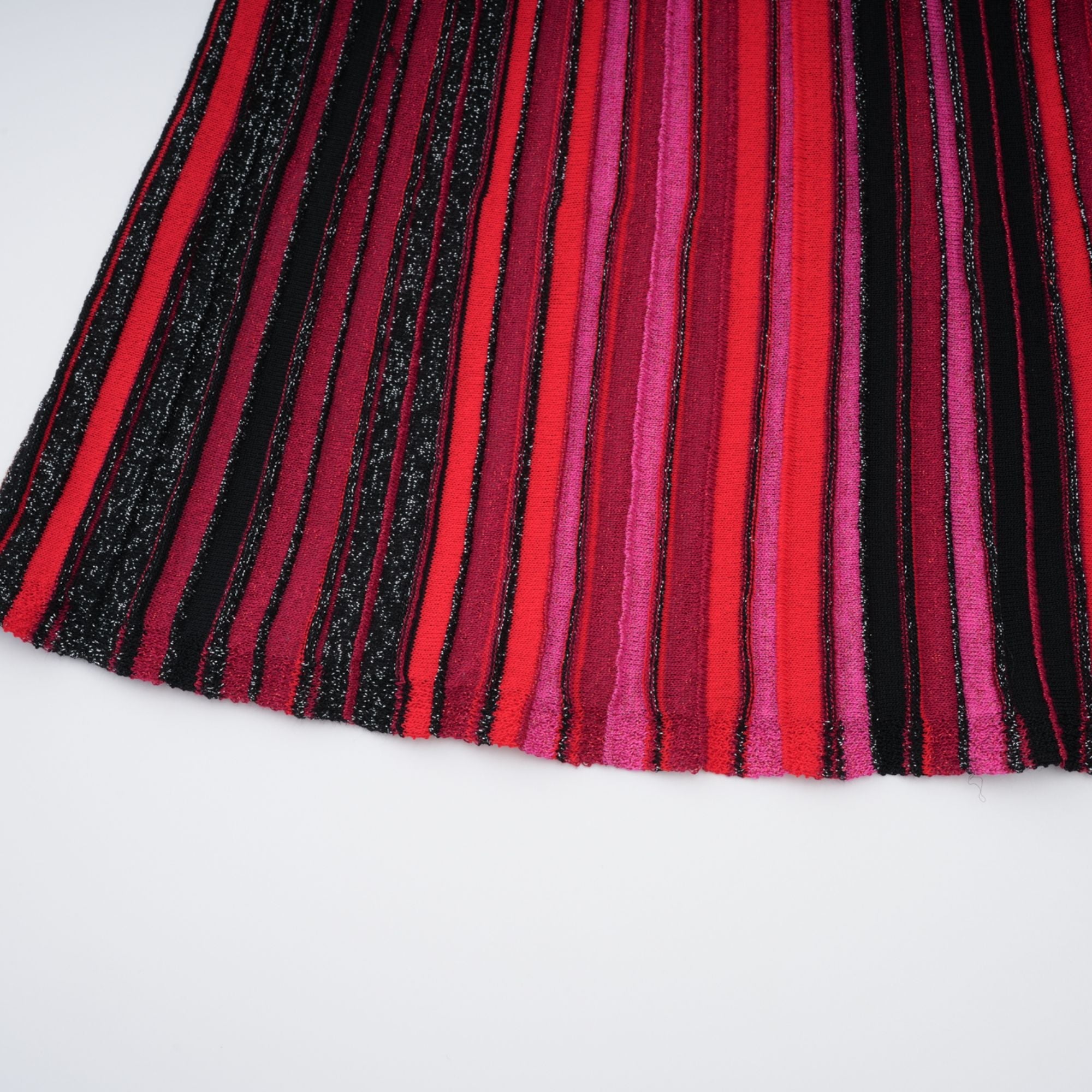 ULYSSE RED METALLIC HALTERNECK MAXI DRESS