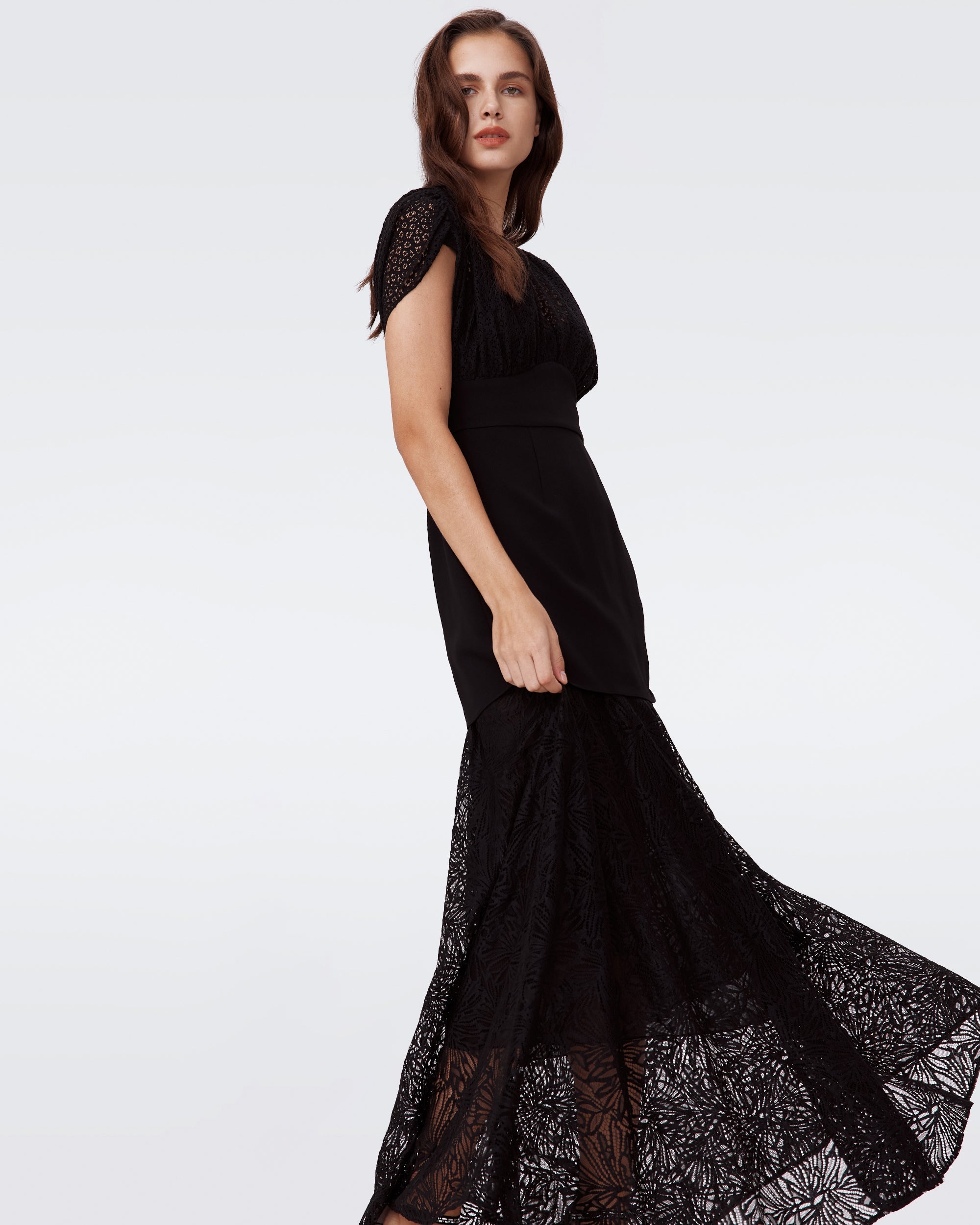 LESLIE LACE MAXI DRESS FOR WEDDING GUEST