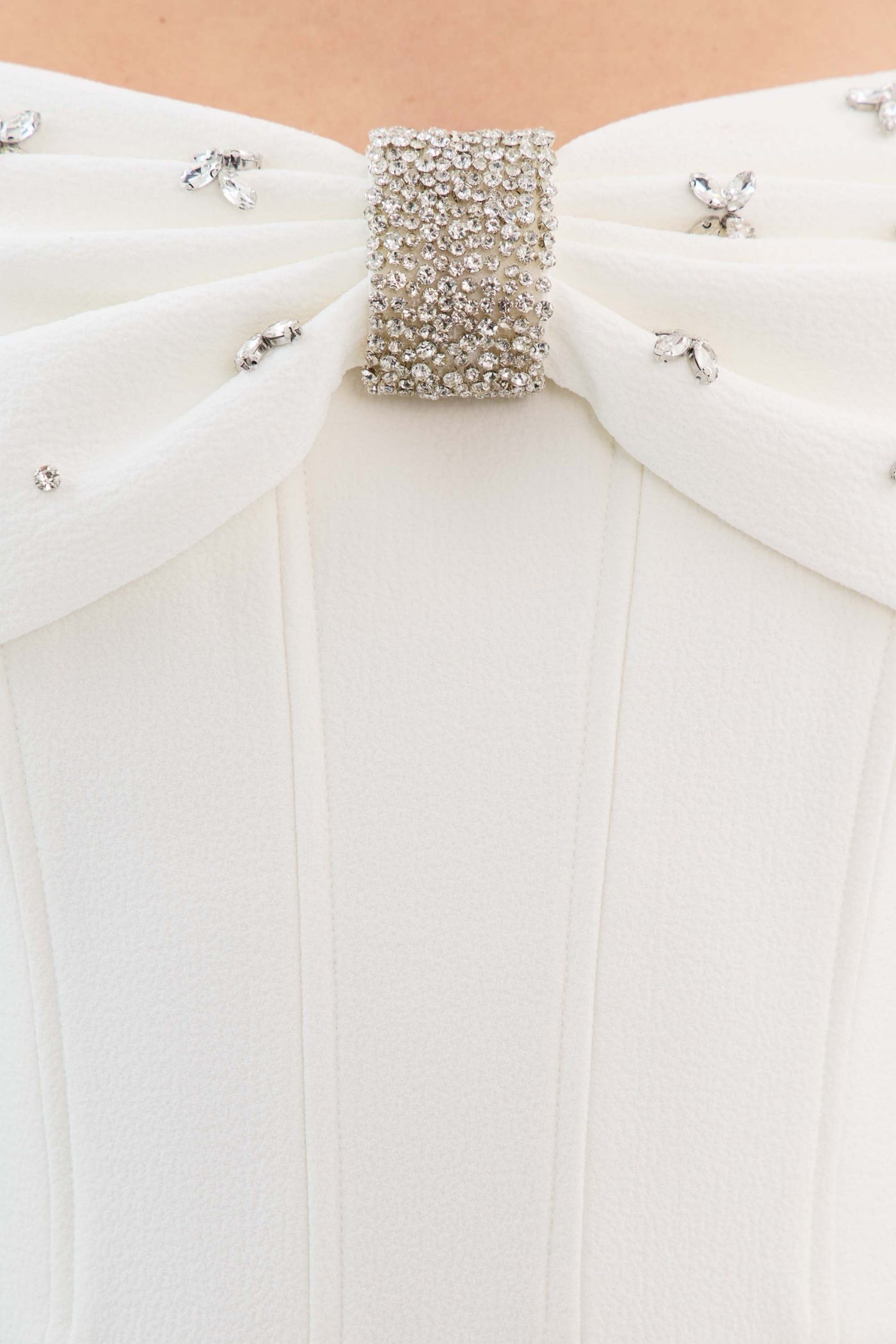 OFF SHOULDER CRYSTAL MIDI DRESS, EVENING PARTY