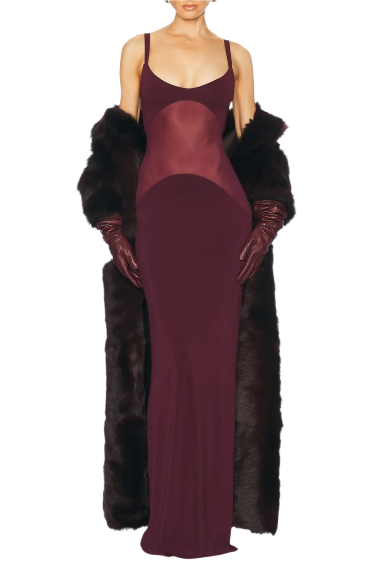 DajoaMeshCurveMaxiDress4 MESH CURVE MAXI DRESS IN WINE