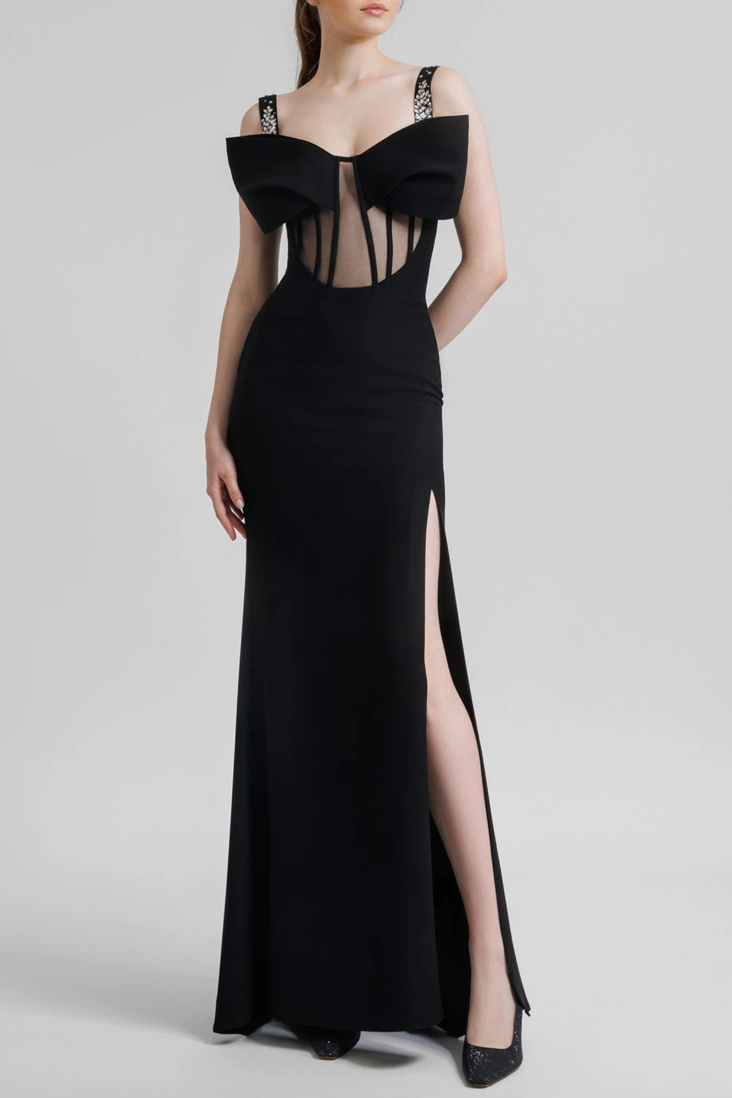 DancisSee-ThroughCorsetMaxiDress-Black_1 DANCIS SHEER CORSET MAXI DRESS - BLACK