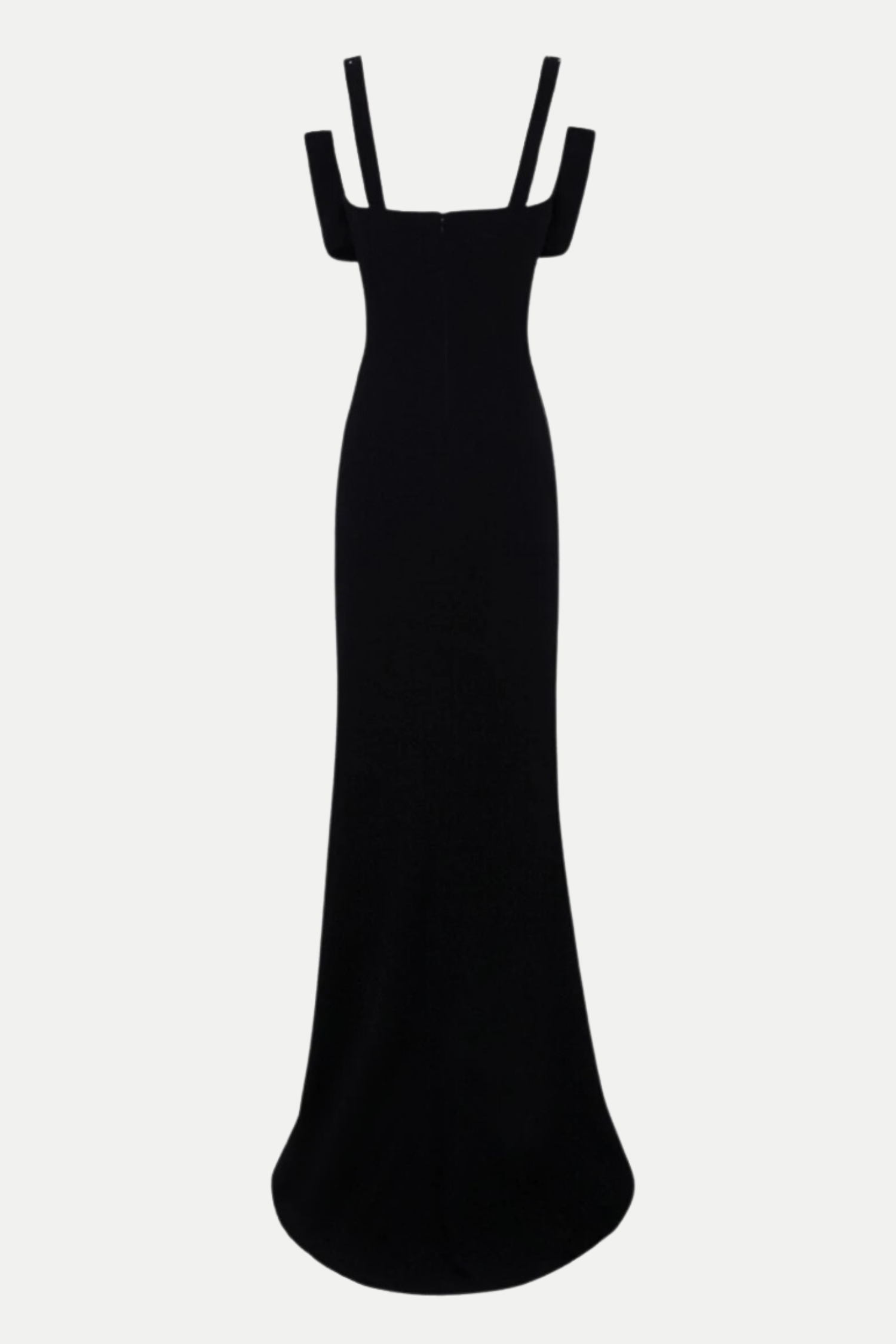 DANCIS SHEER CORSET MAXI DRESS - BLACK