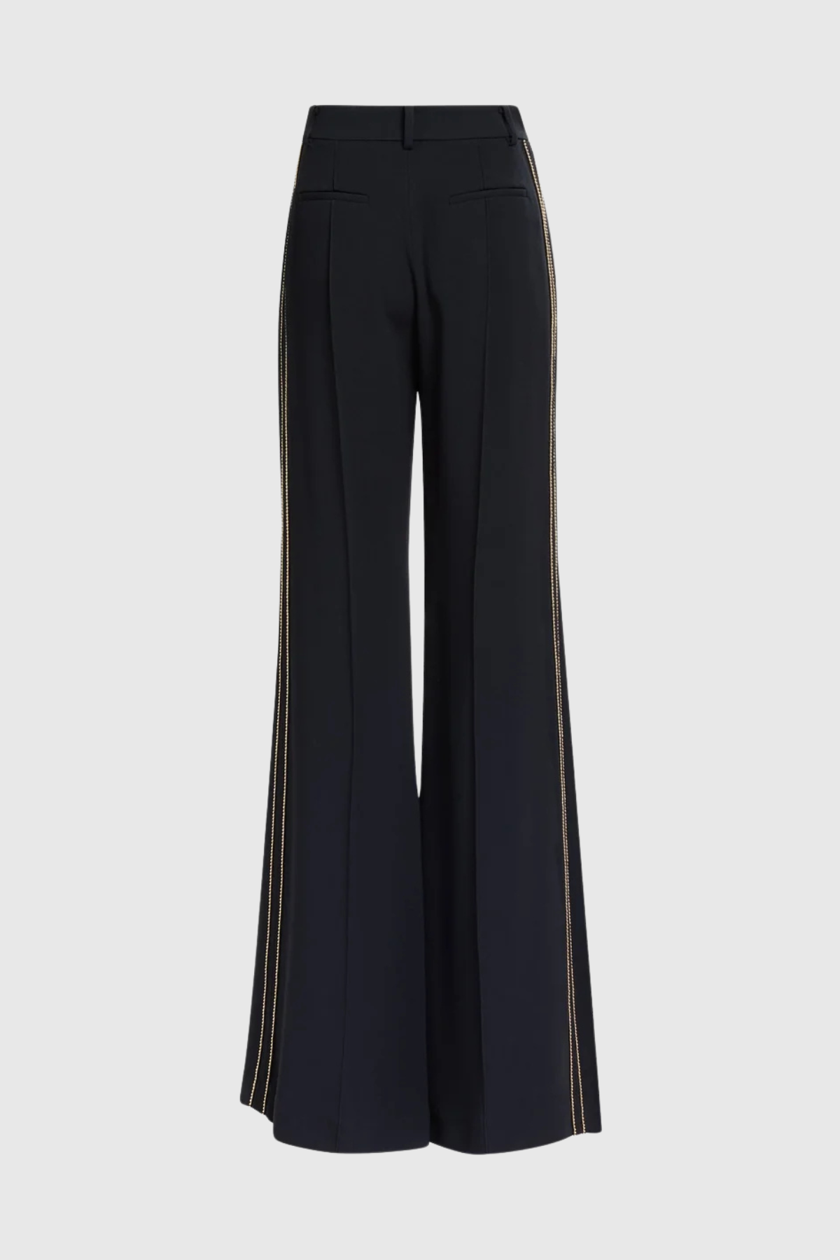 LUXE EMBELLISHED BLAZER & PANTS SET - BLACK