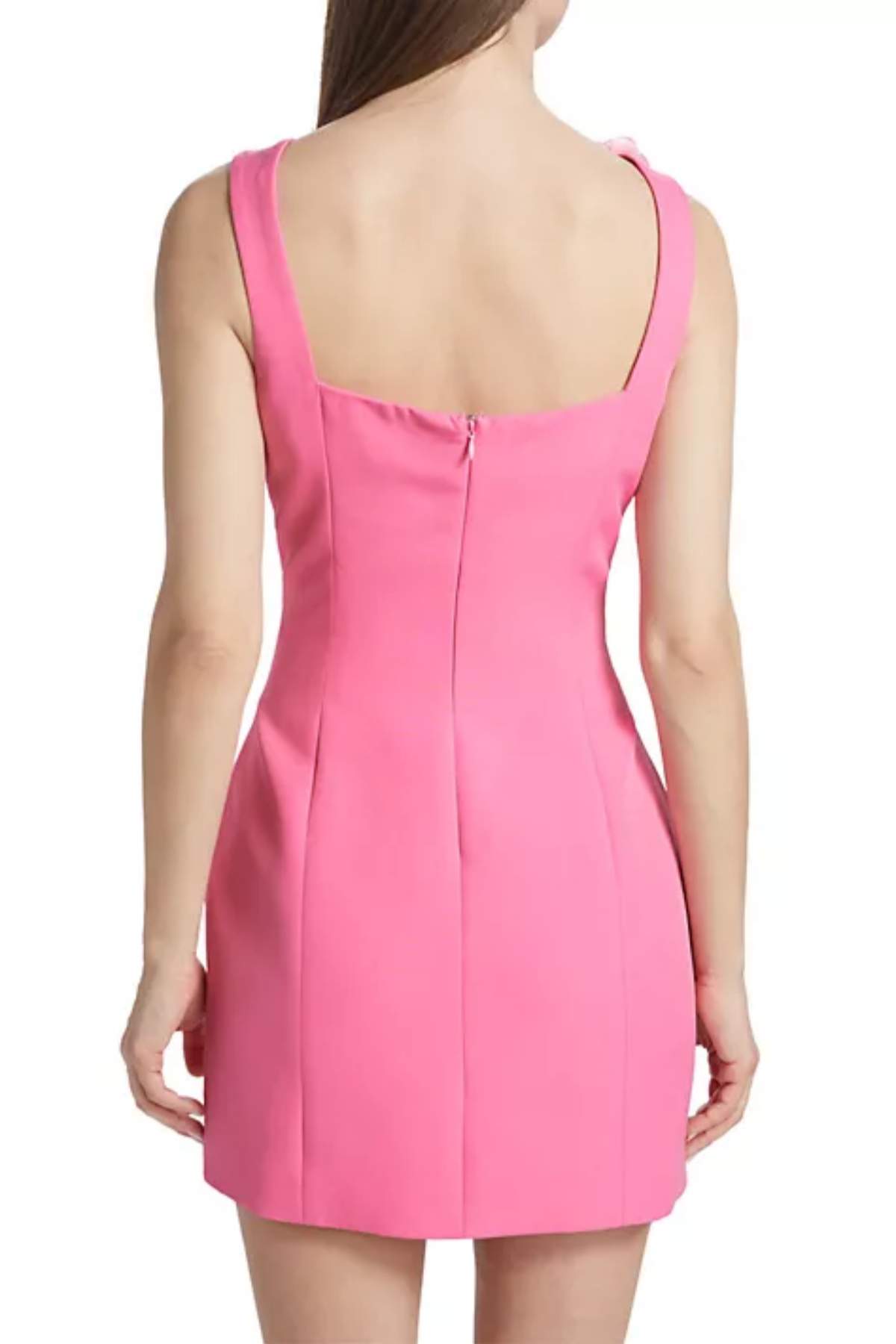 DILANNE FLORAL LACE MINI DRESS - PINK PARTY