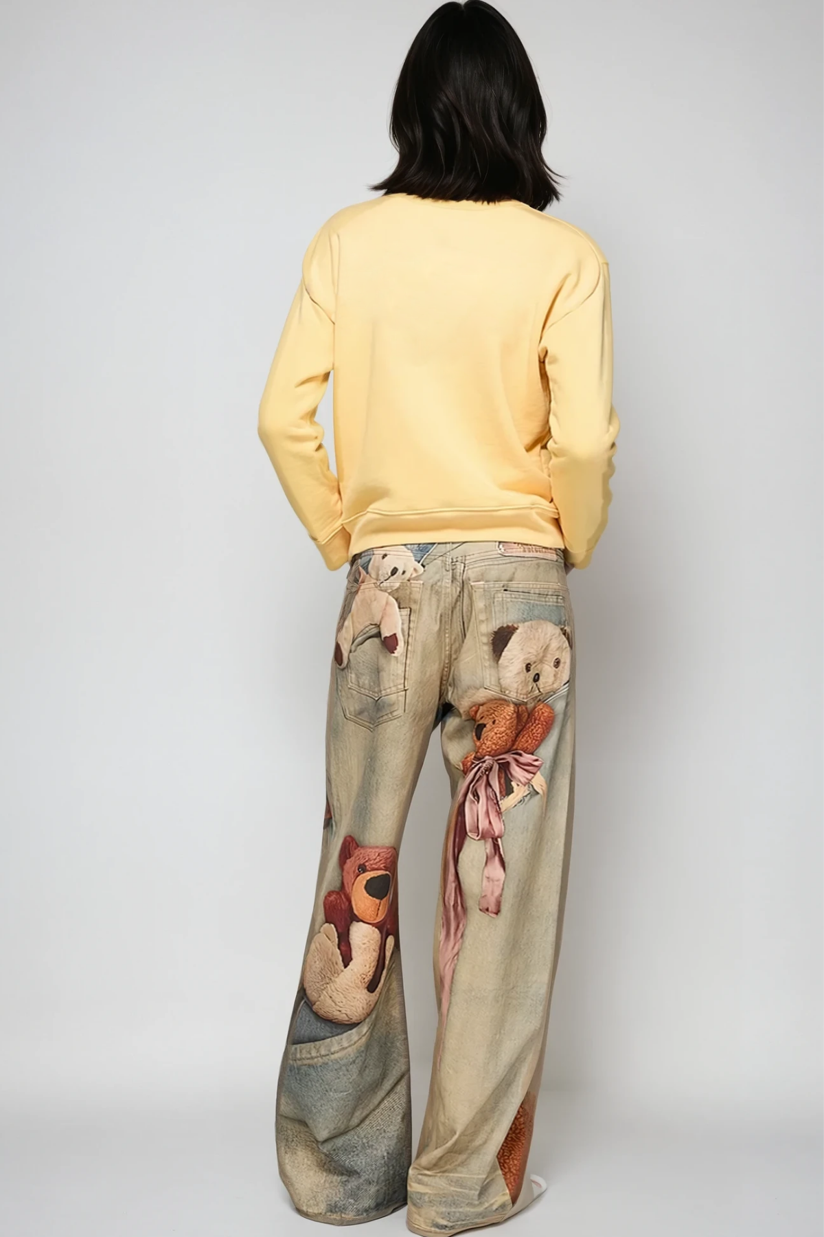 PRIMA PRINT BARREL JEANS FOR CASUAL STYLE