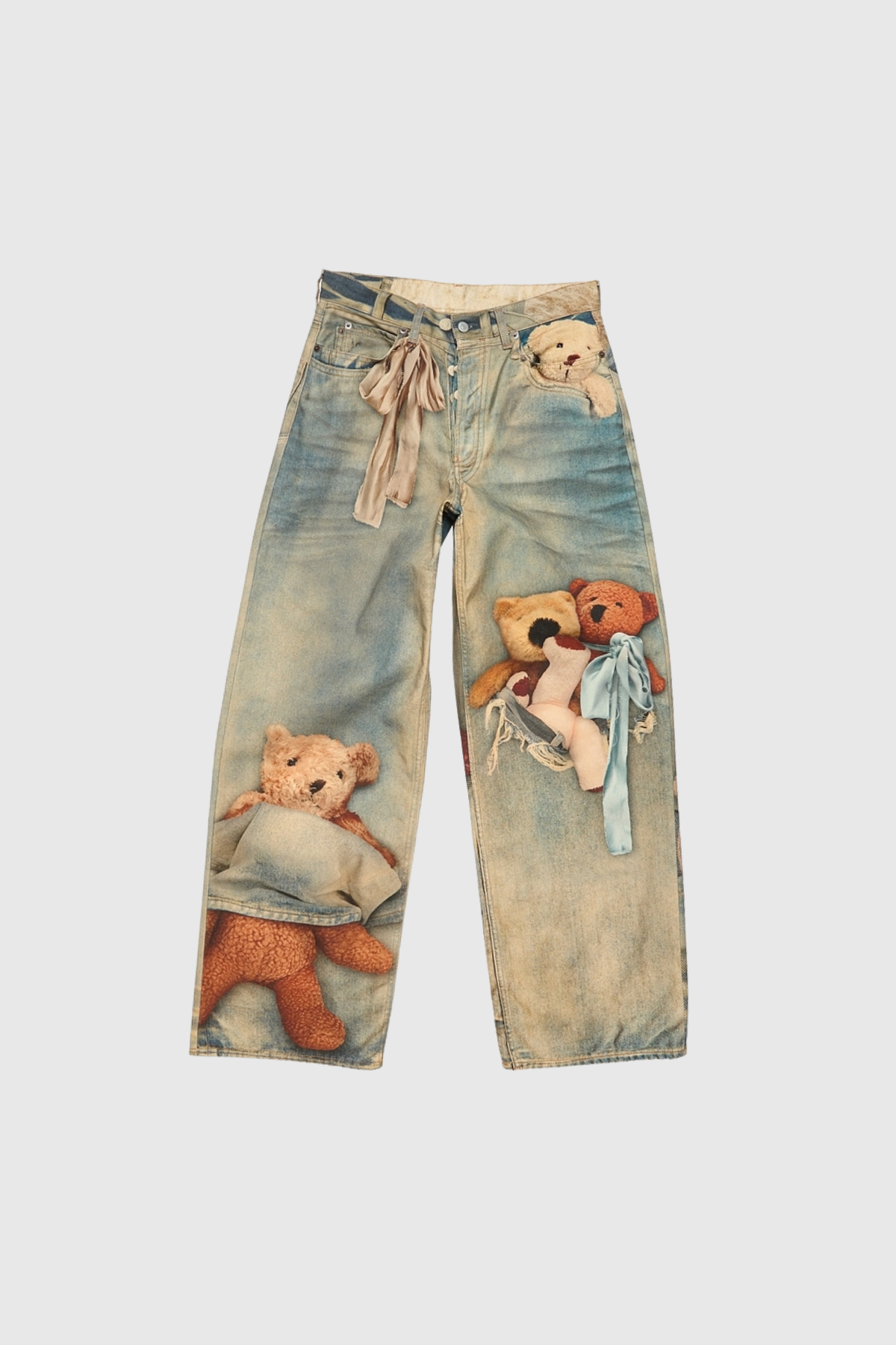 PRIMA PRINT BARREL JEANS FOR CASUAL STYLE